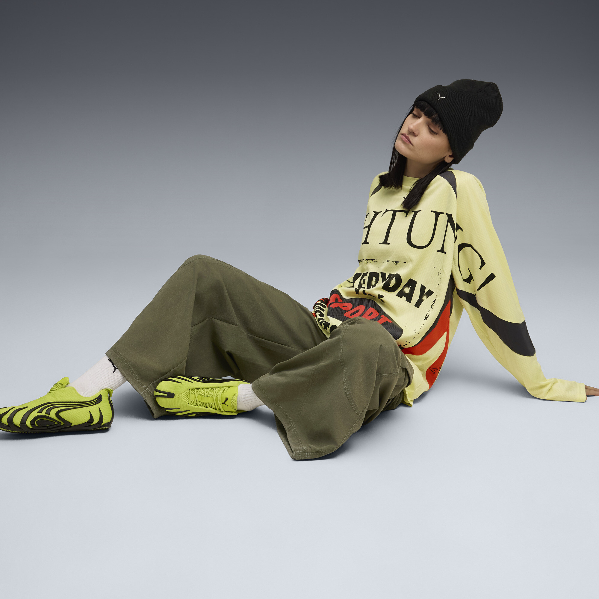 PUMA Nine To Five uniseks shirt met lange mouw, Goud, Maat XXL thumbnail 6