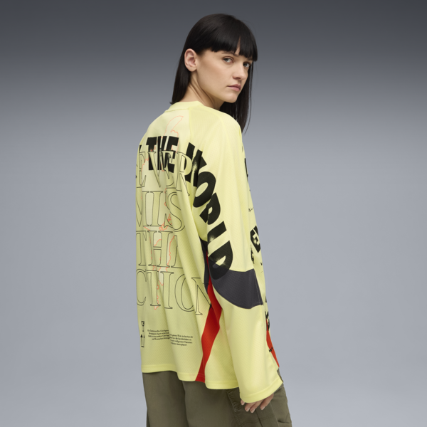Nine To Five Long Sleeve Jersey Unisex, Gold Moon, large-ZAF