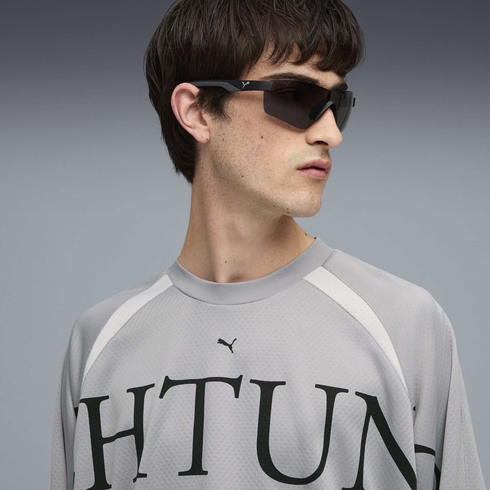 PUMA Nine To Five uniseks shirt met lange mouw, Grijs, Maat XS thumbnail 7