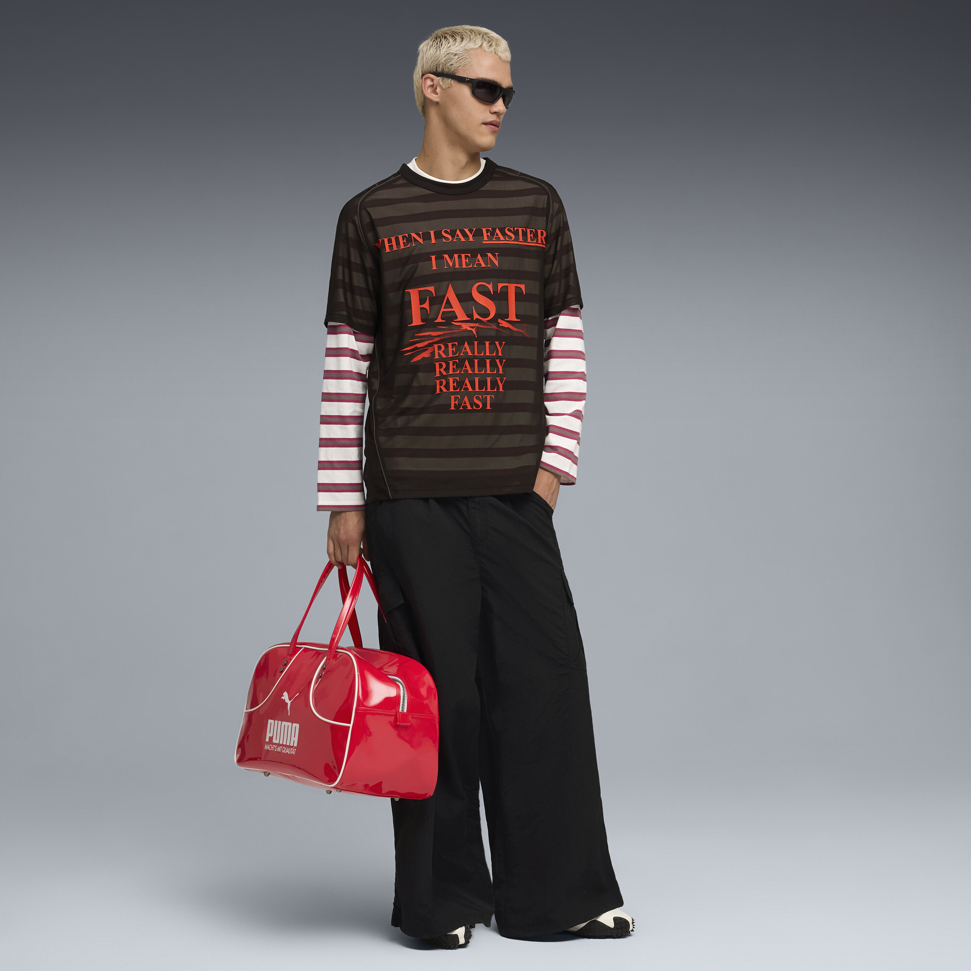 PUMA Nine To Five uniseks top van mesh, Zwart, Maat XL thumbnail 6