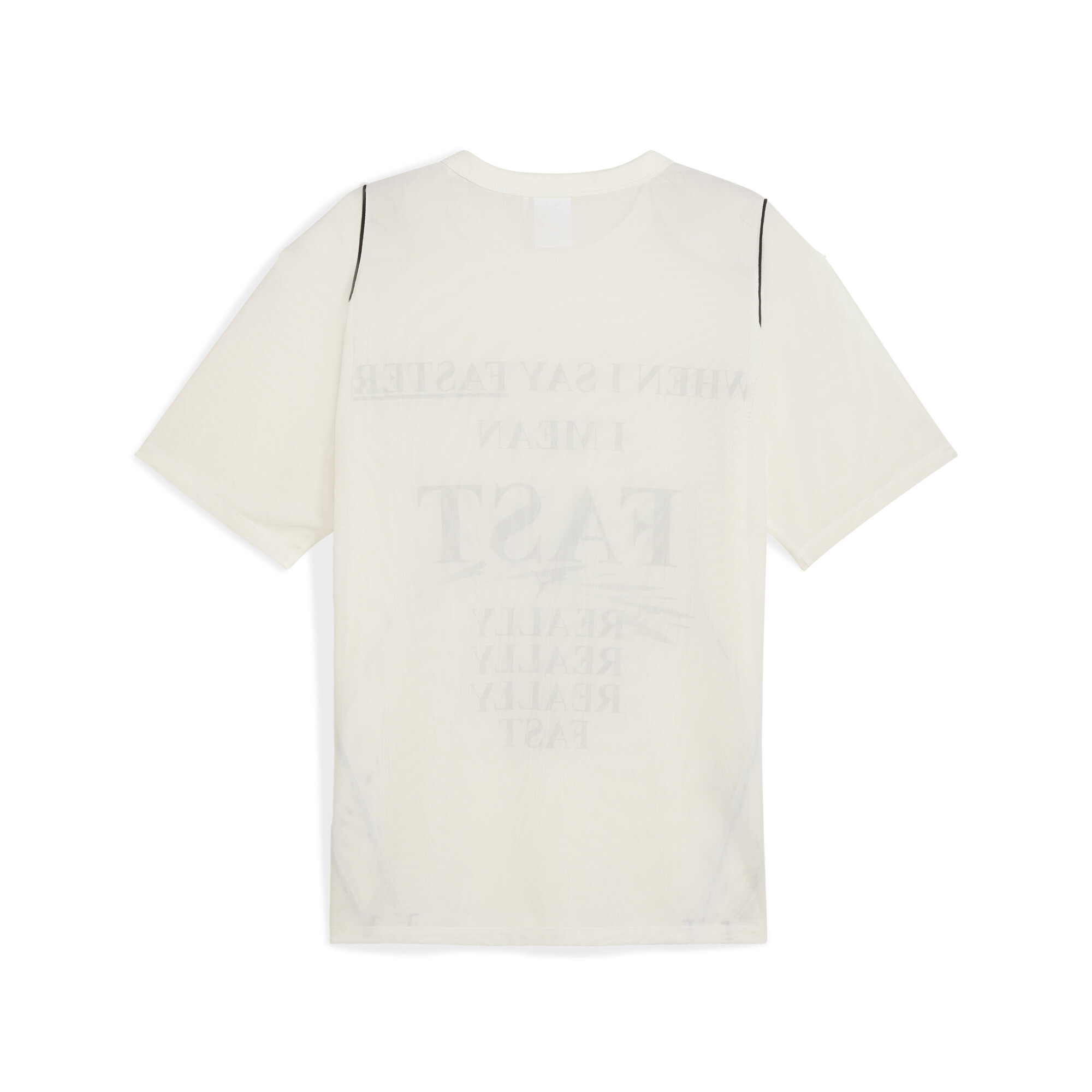 PUMA Nine To Five uniseks top van mesh, Wit, Maat XS thumbnail 2