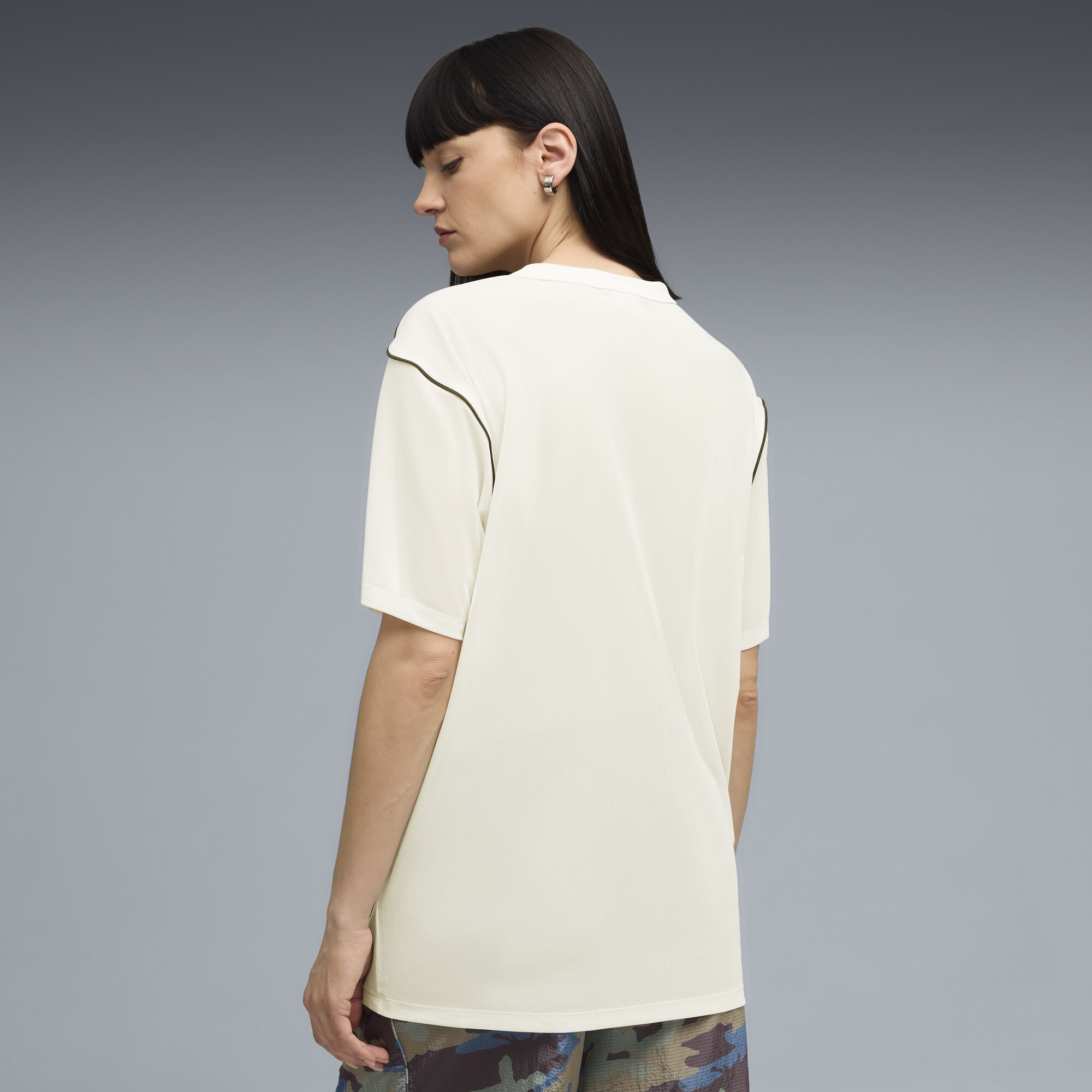 PUMA Nine To Five uniseks top van mesh, Wit, Maat XS thumbnail 5