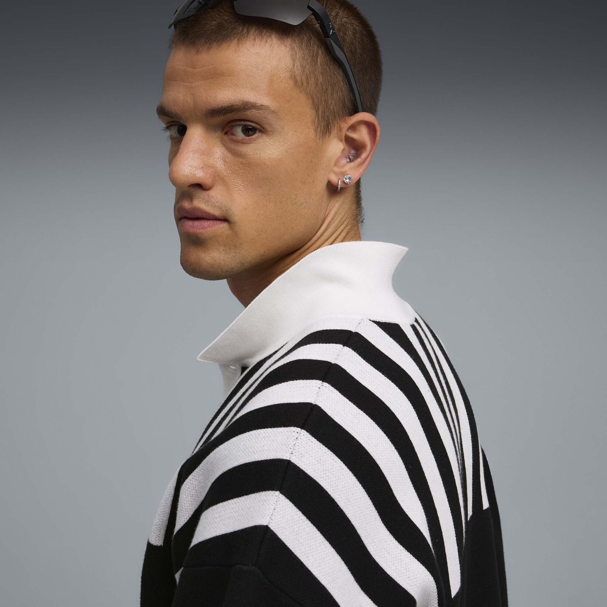 PUMA The NeverWorn VI gebreid shirt voor Heren, Zwart, Maat M thumbnail 7