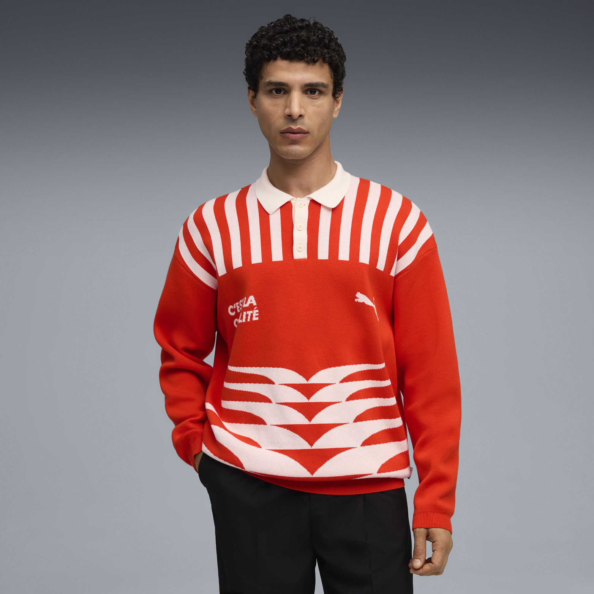PUMA 神村学園 Vネックシャツ 2色セット The NeverWorn VI Knit Jersey Men | Puma X The Never Worn | PUMA