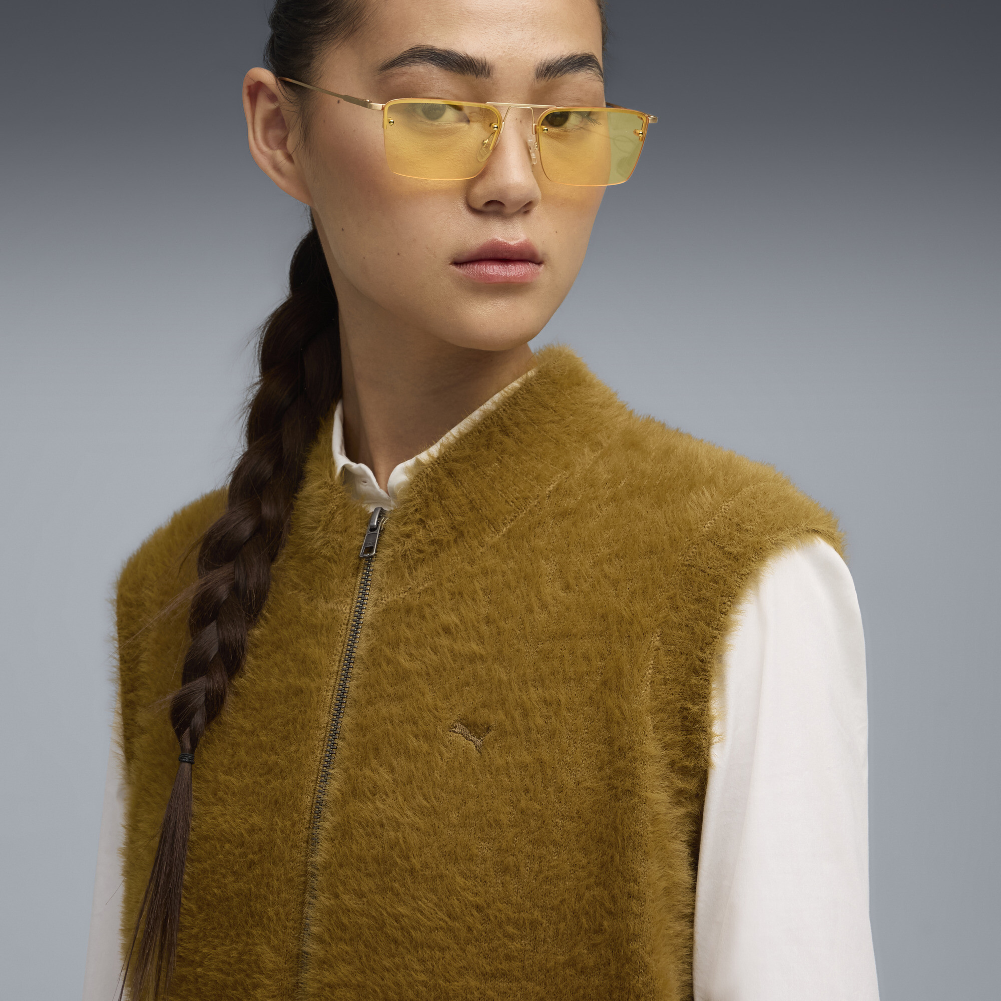 PUMA YONA spencer met volledige ritssluiting voor Dames, Maat XL thumbnail 7