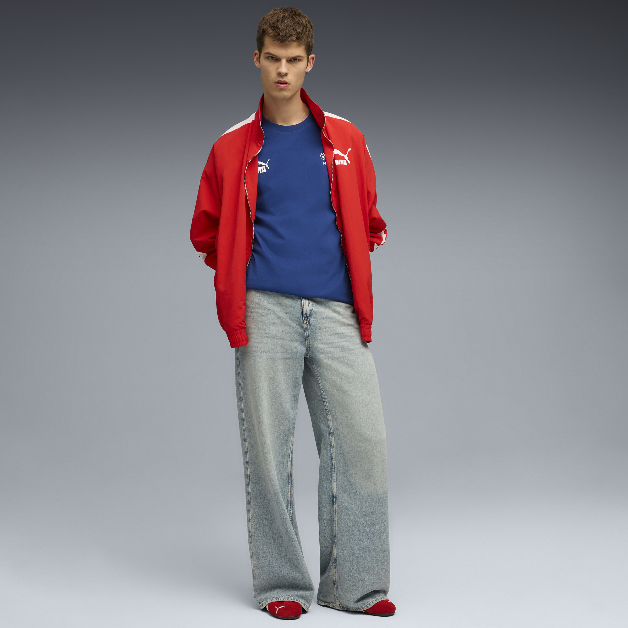 PUMA BMW MMS MT7+ T-shirt voor Heren, Blauw, Maat M thumbnail 4