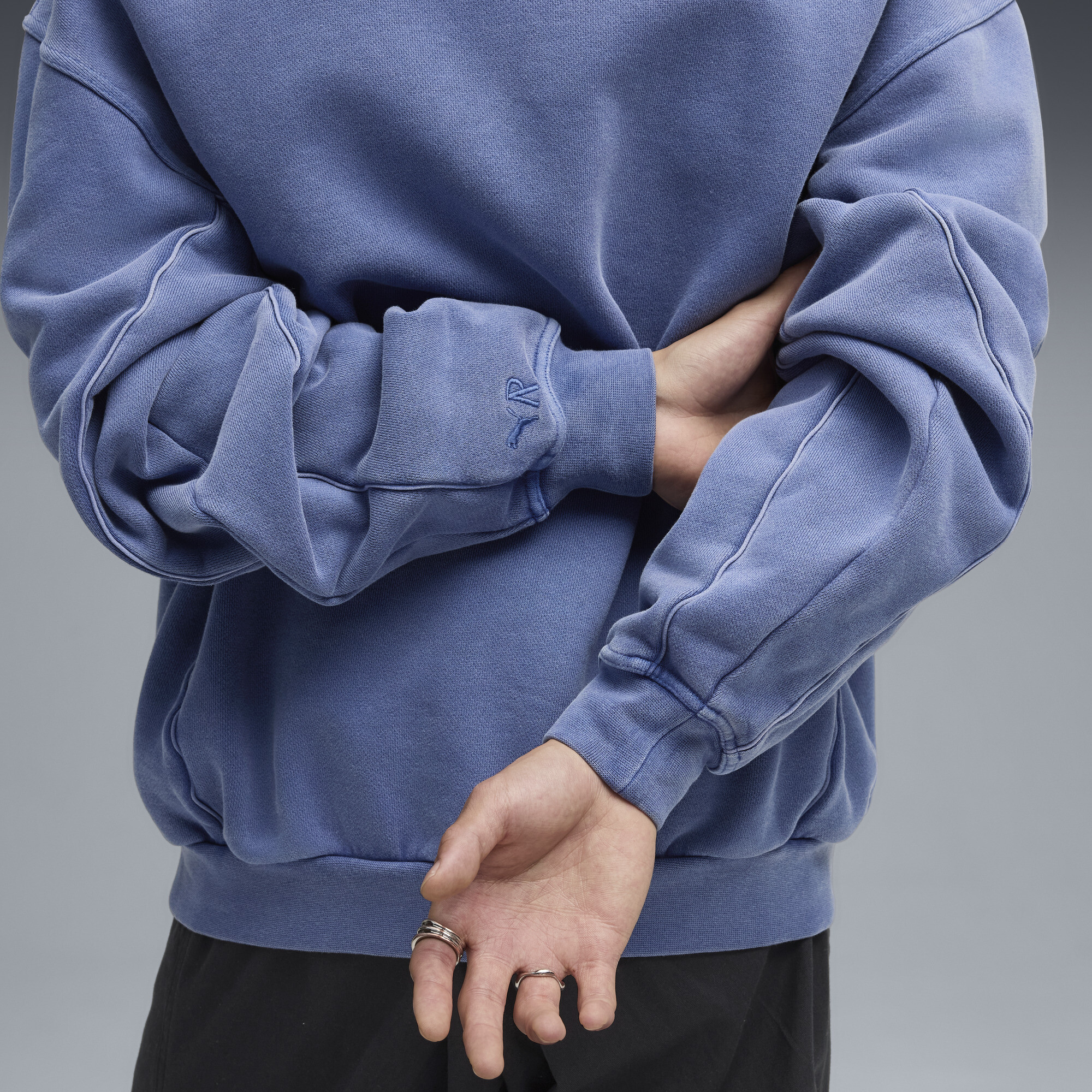 PUMA x REPRESENT hoodie voor Heren, Blauw, Maat XS thumbnail 7