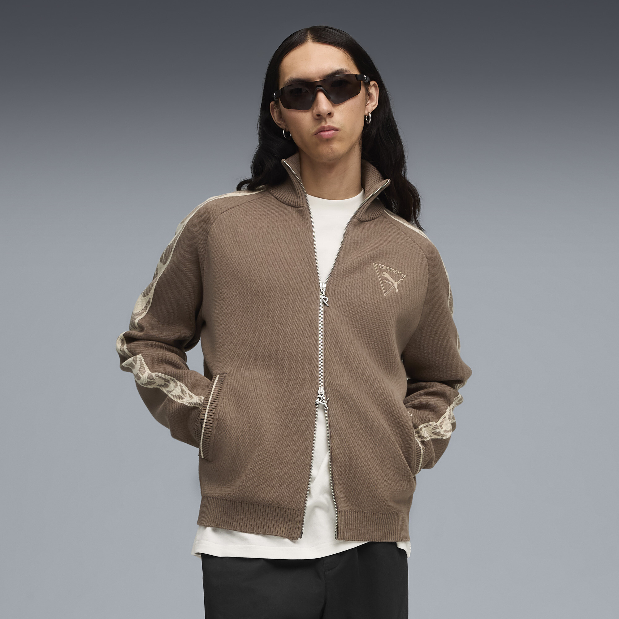 Олімпійка PUMA x REPRESENT T7 Jacket Men | Колір: Коричневий