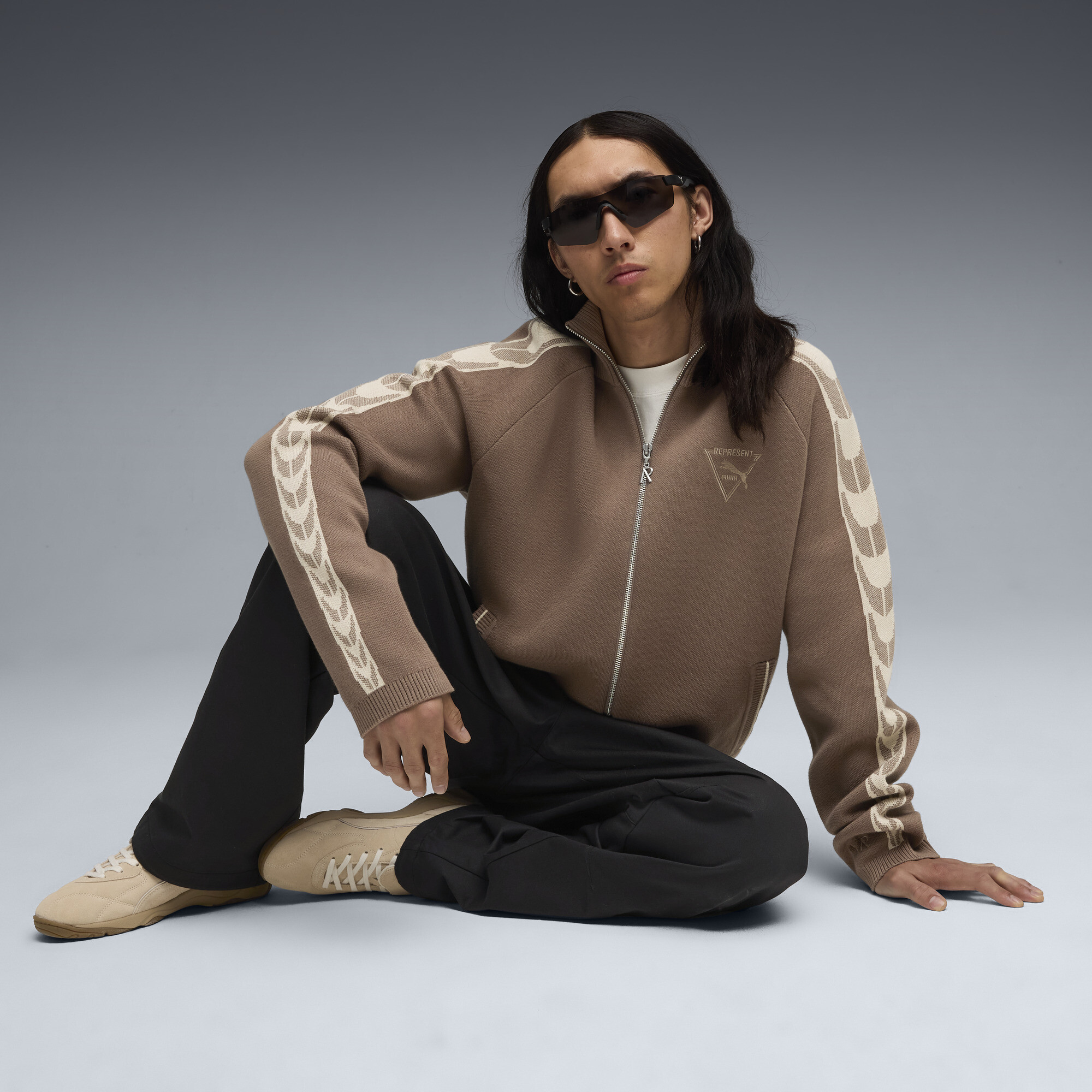 PUMA x REPRESENT T7 jack voor Heren, Maat XS thumbnail 6