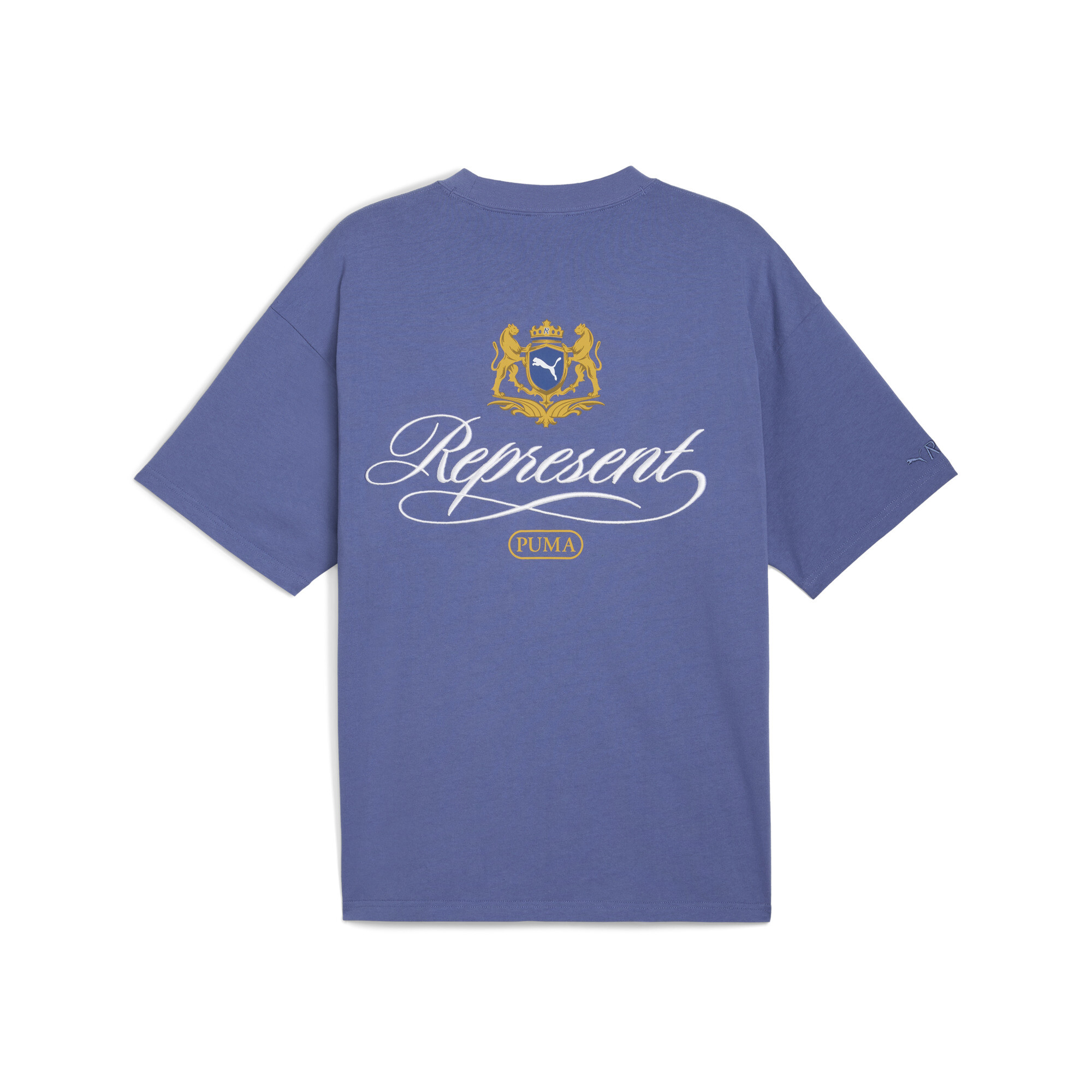 PUMA x REPRESENT T-shirt met grafische print voor Heren, Blauw, Maat L thumbnail 2