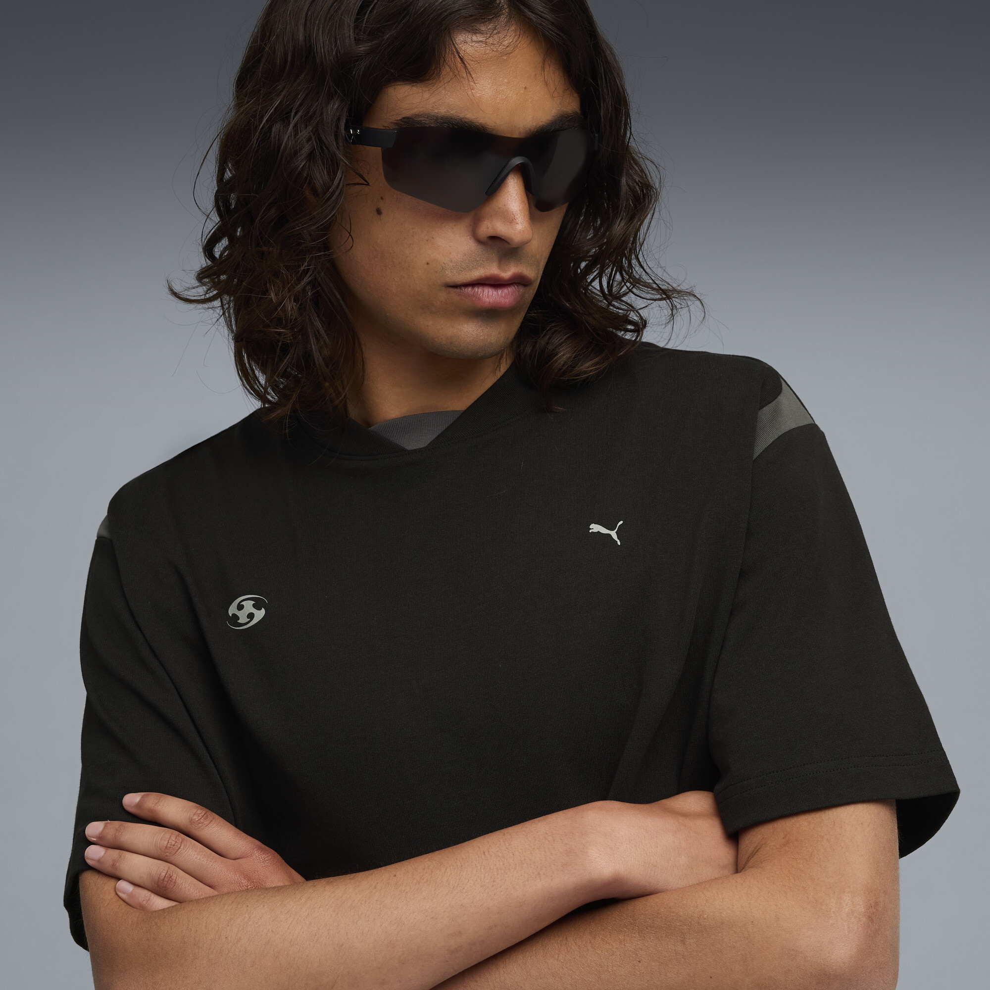 PUMA x SAN SAN GEAR T-shirt voor Heren, Zwart, Maat XL thumbnail 4