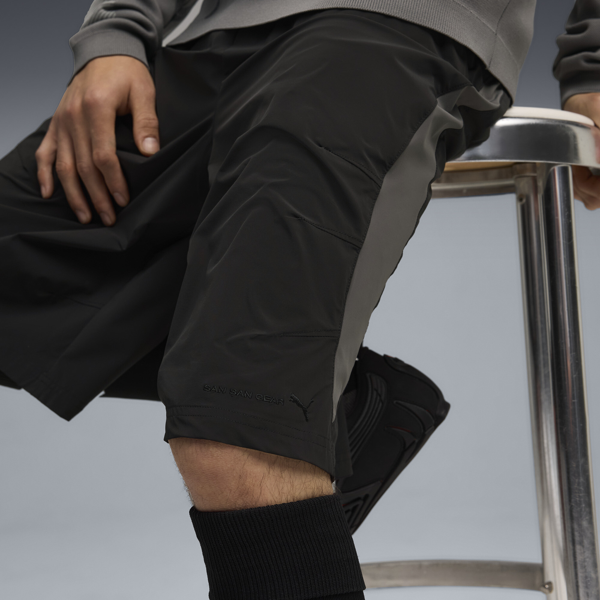 PUMA x SAN SAN GEAR korte broek voor Heren, Zwart, Maat L thumbnail 4