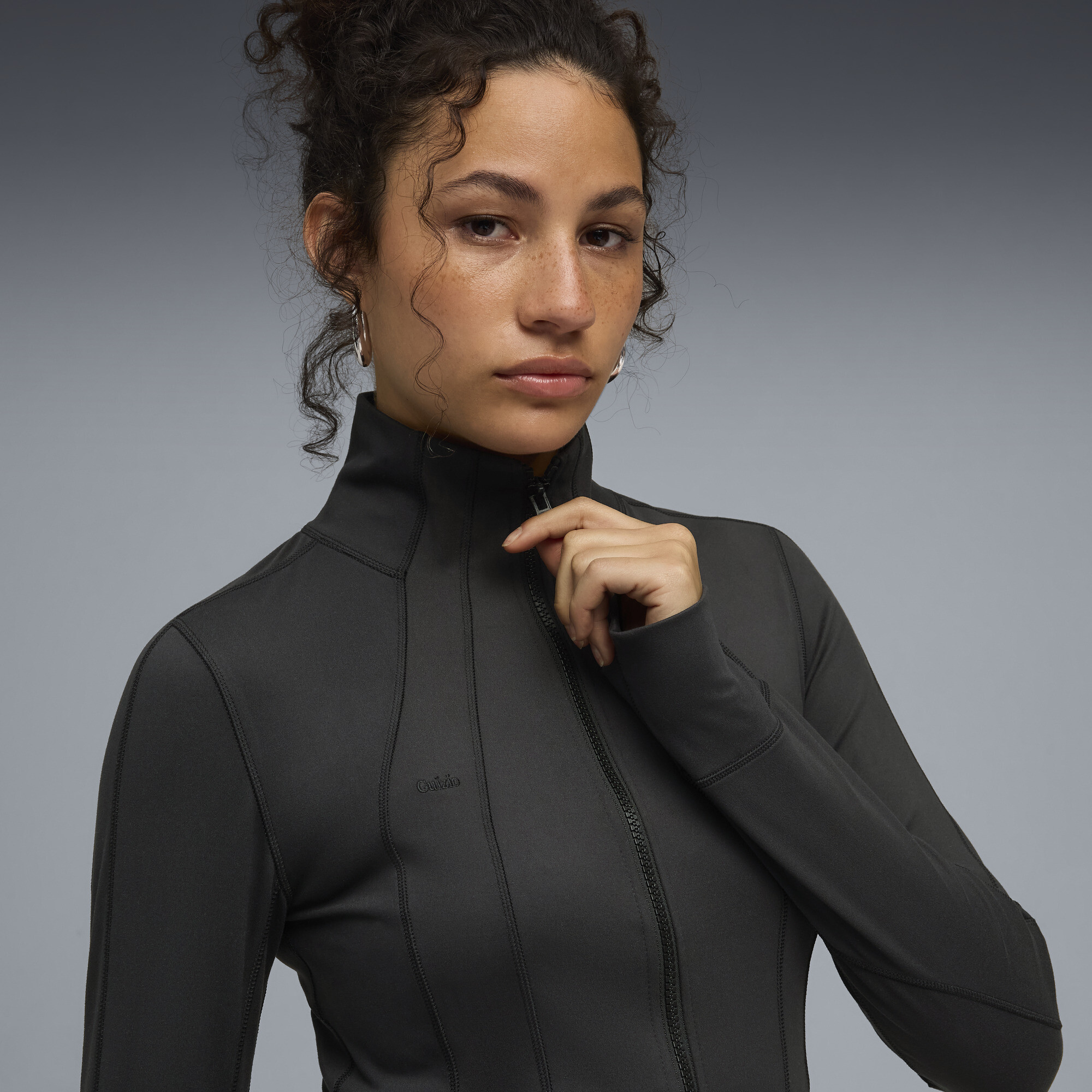 PUMA x GUIZIO Active top voor Dames, Zwart, Maat L thumbnail 7