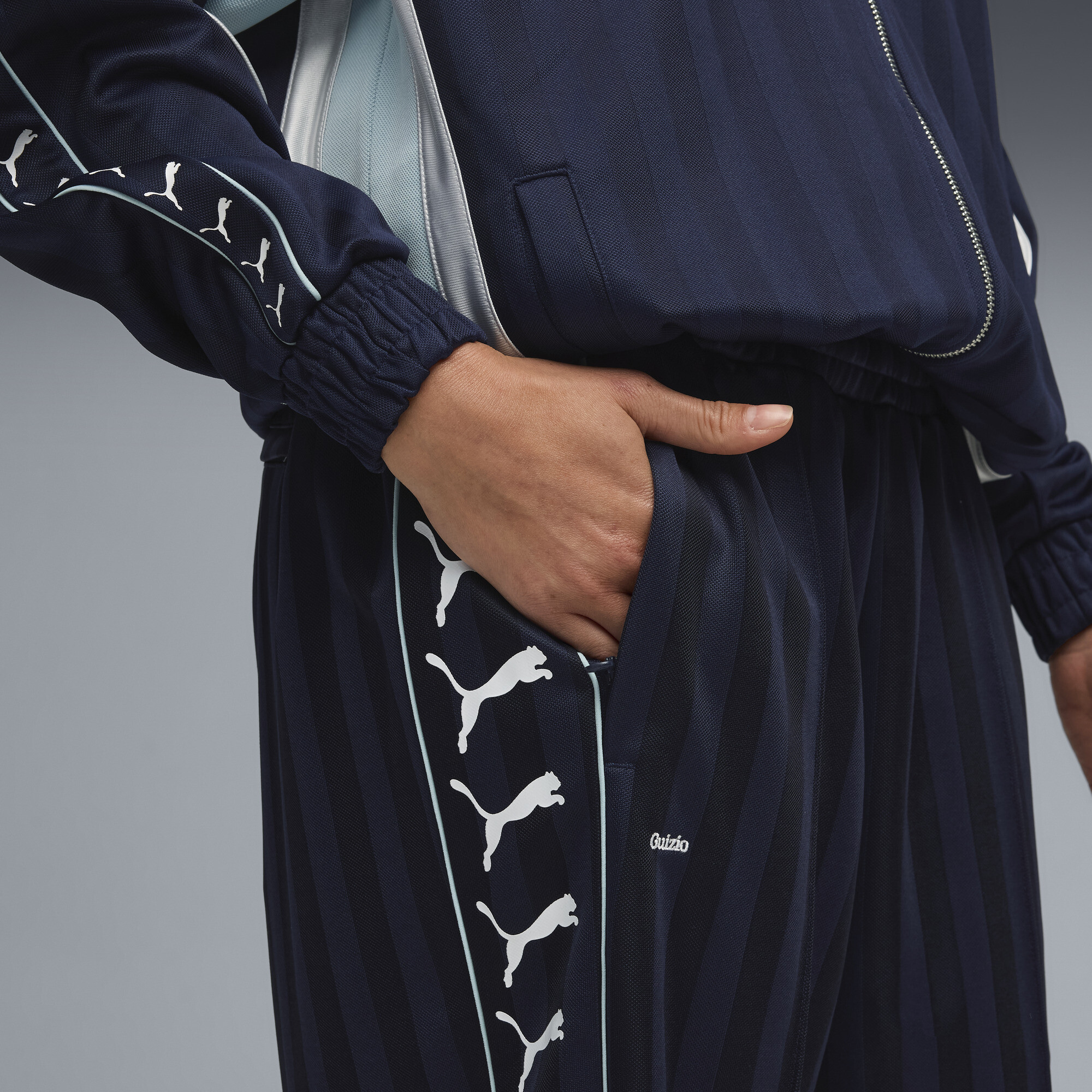 PUMA x GUIZIO T7 trainingsbroek voor Dames, Blauw, Maat L thumbnail 7