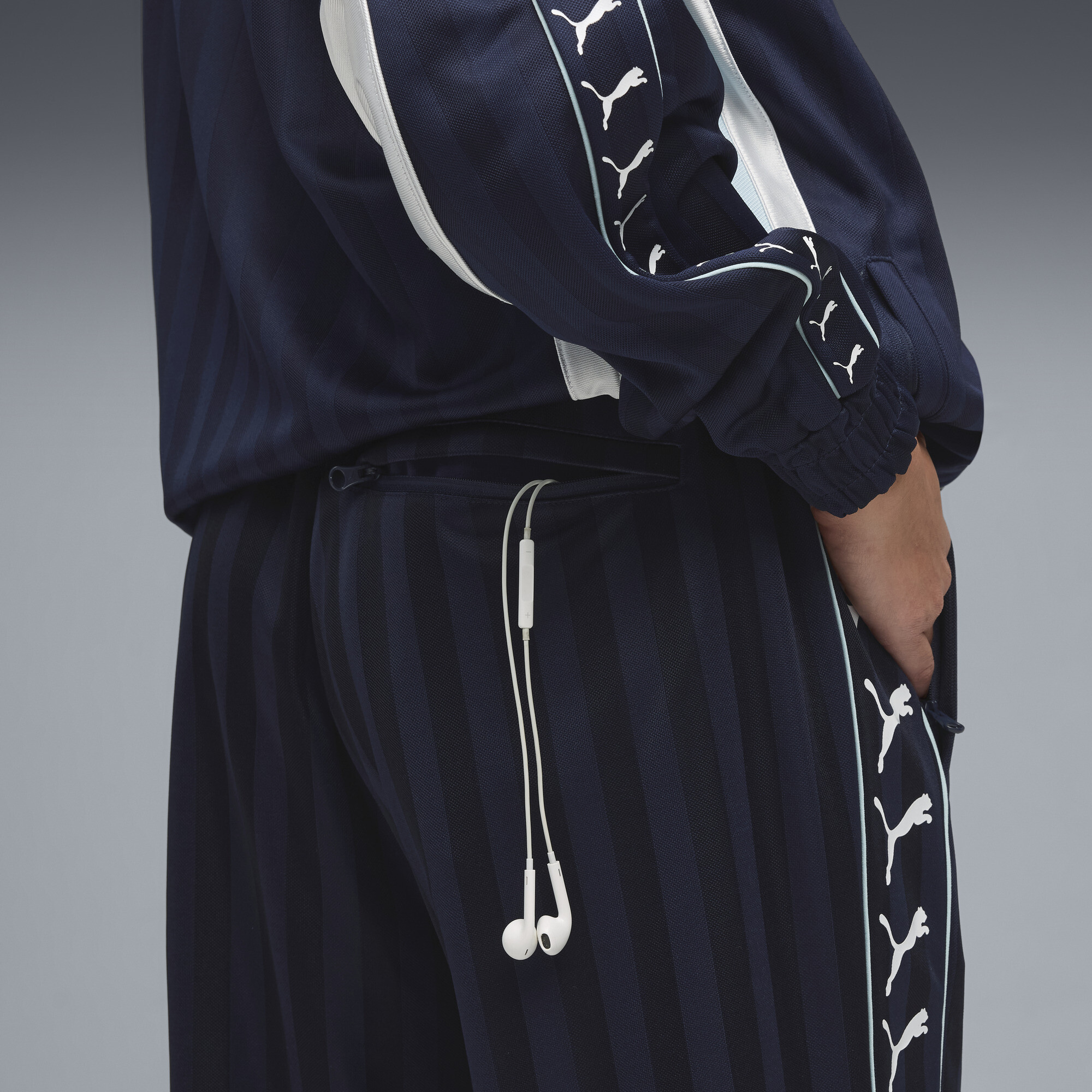 PUMA x GUIZIO T7 trainingsbroek voor Dames, Blauw, Maat L thumbnail 4