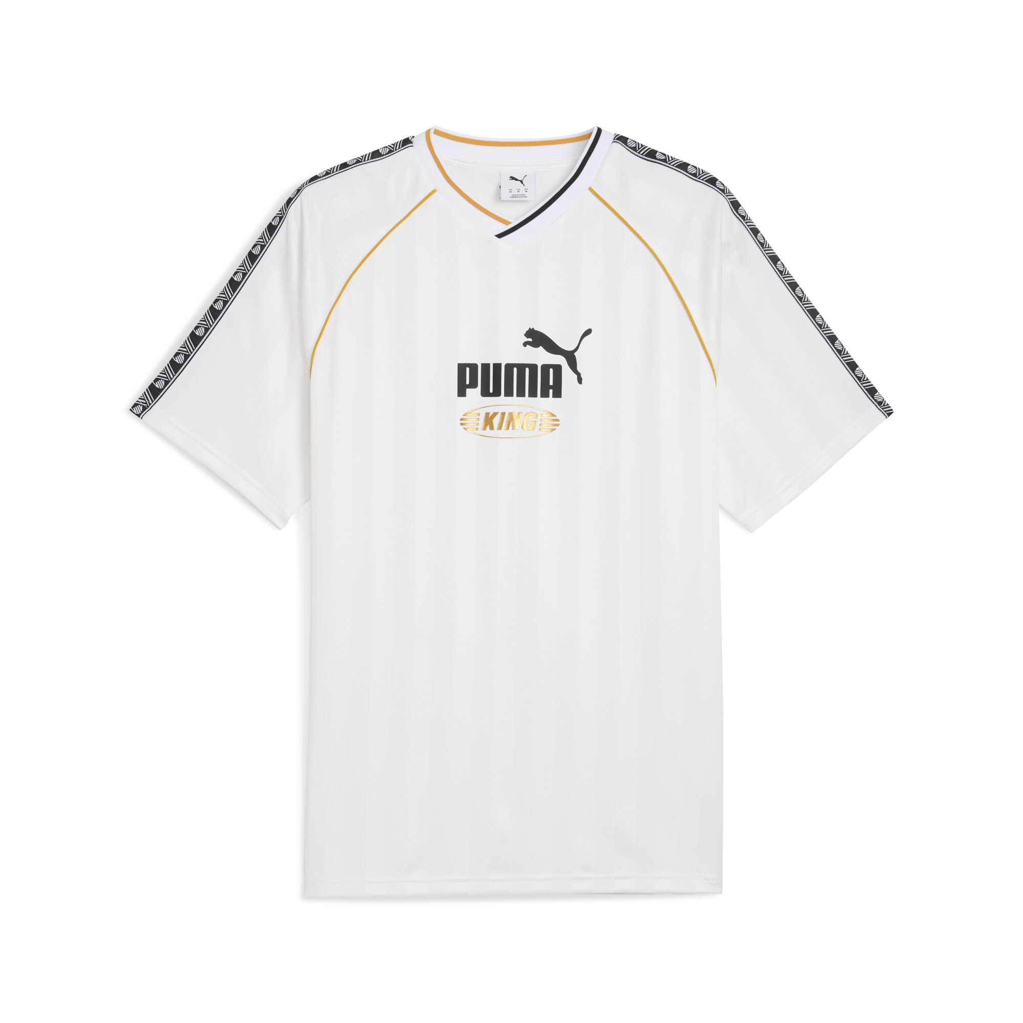 PUMA KING relaxed voetbalshirt uniseks, Wit, Maat XS thumbnail 3