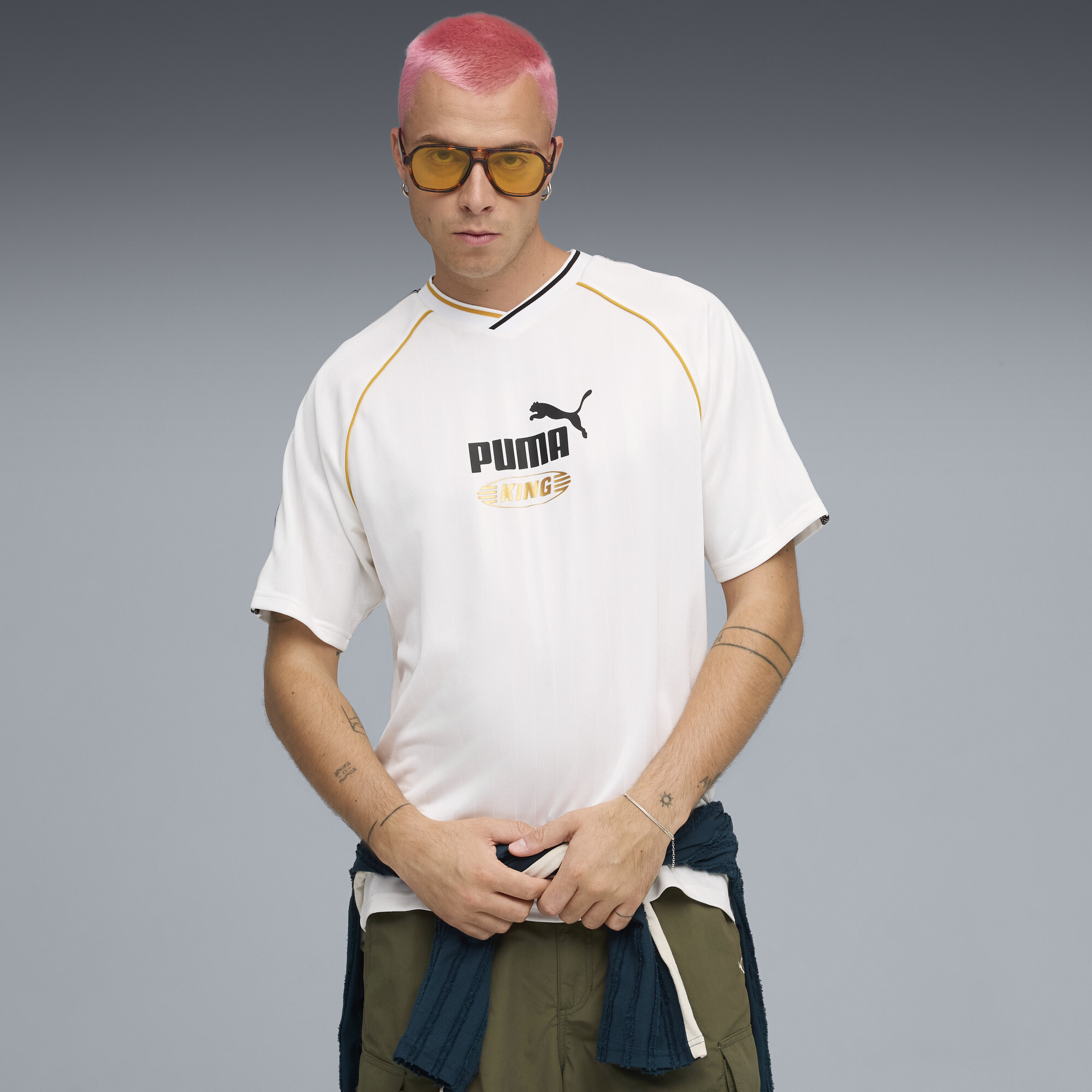 Camiseta de fútbol holgada KING
