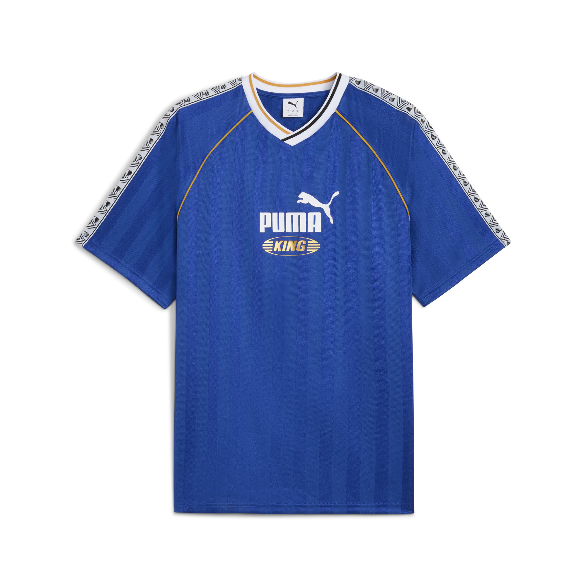 PUMA KING relaxed voetbalshirt uniseks, Blauw, Maat S thumbnail 3