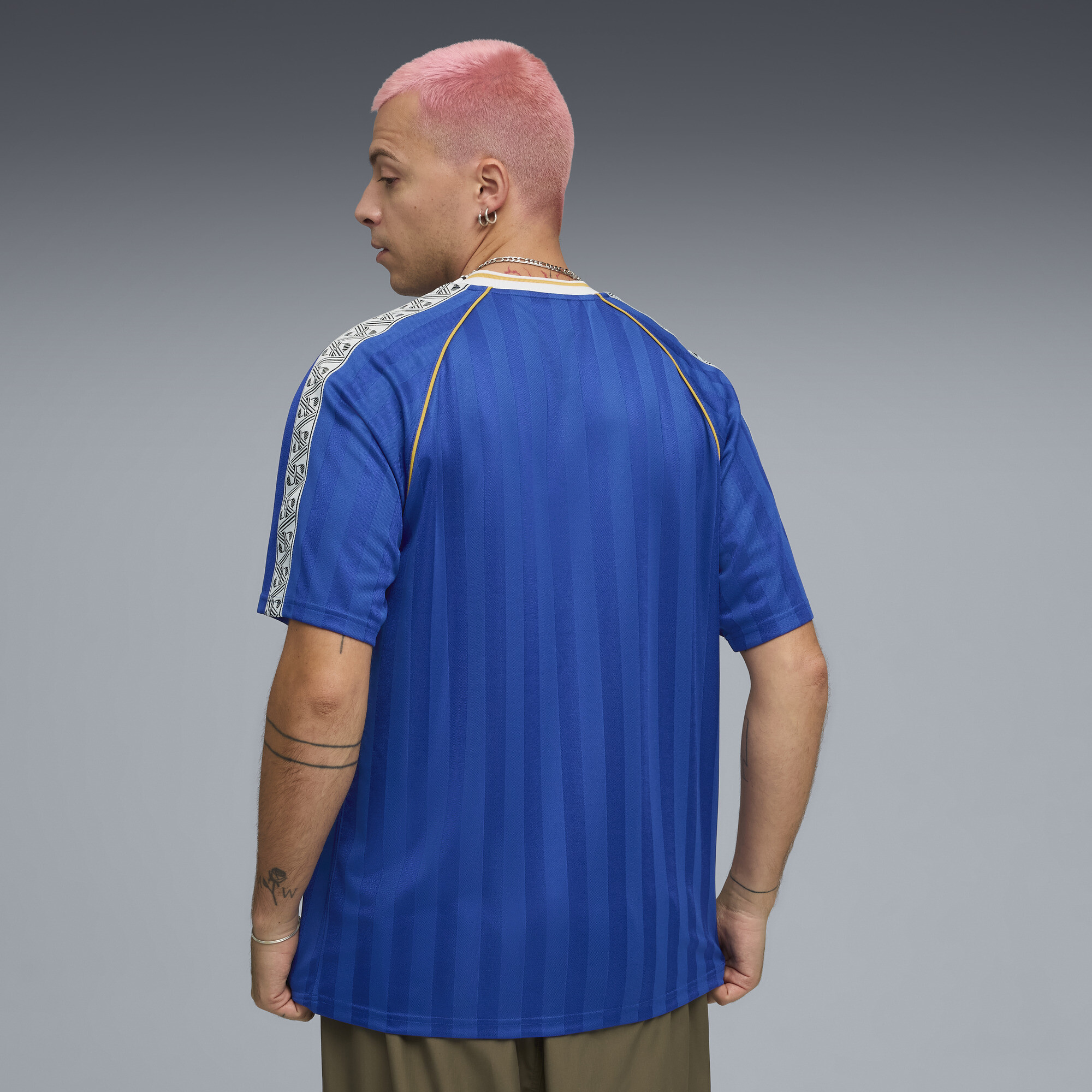 PUMA KING relaxed voetbalshirt uniseks, Blauw, Maat S thumbnail 5