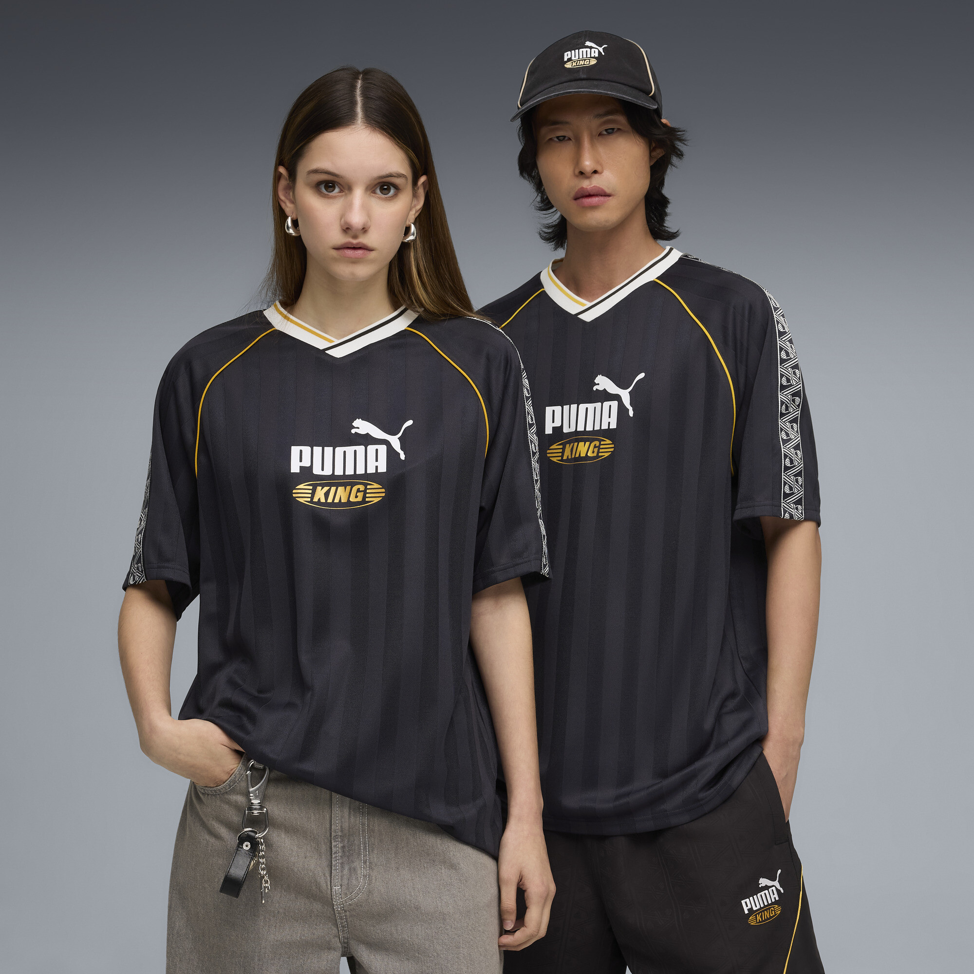 Camiseta de fútbol holgada KING