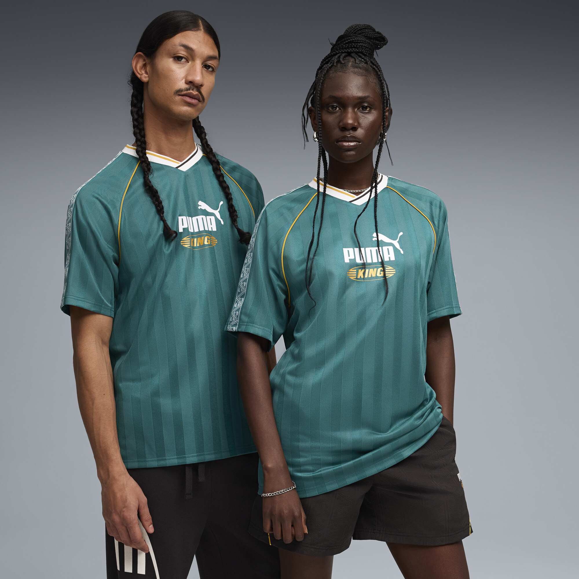 Camiseta de fútbol holgada KING