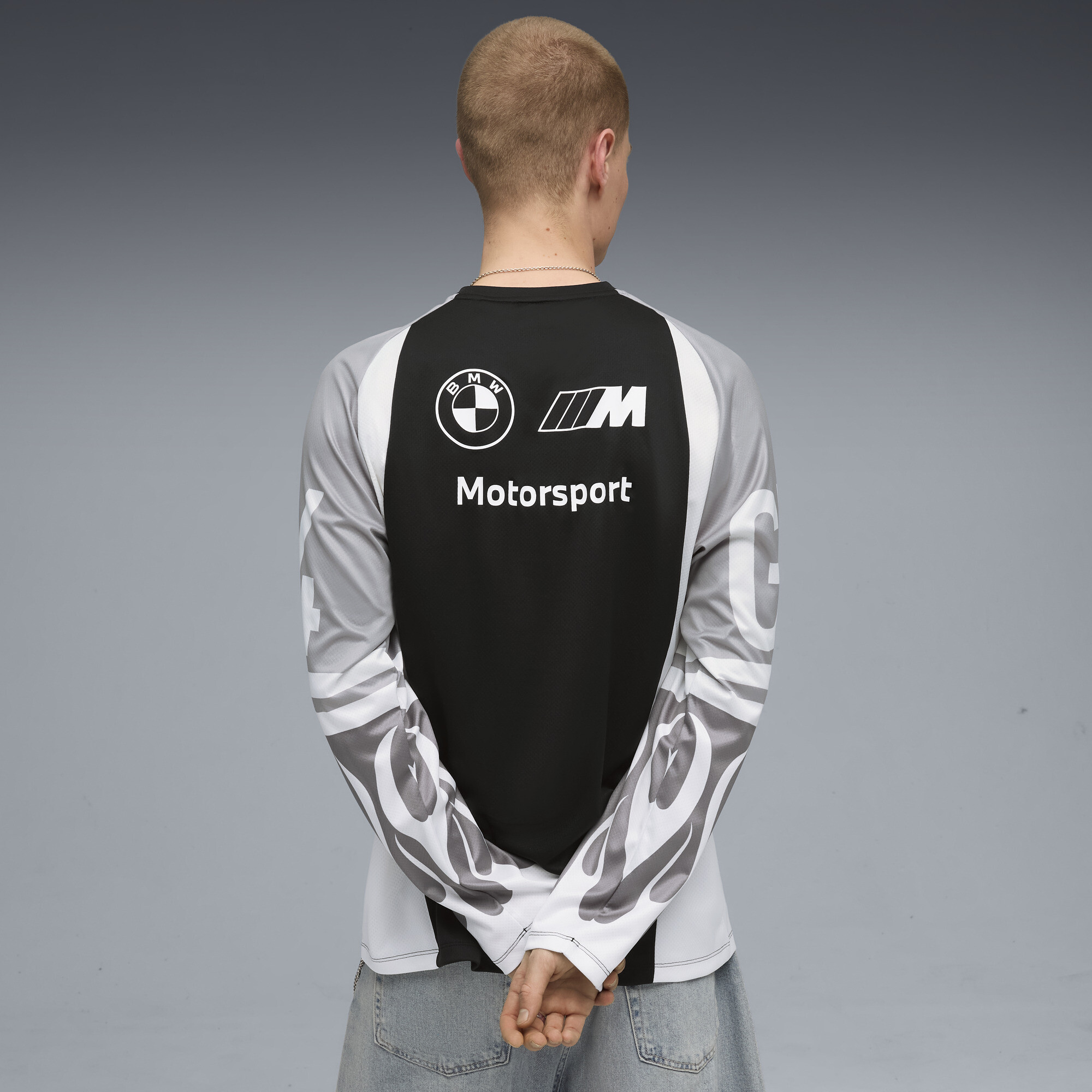 PUMA BMW M Motorsport Lifestyle shirt voor Heren, Zwart thumbnail 3
