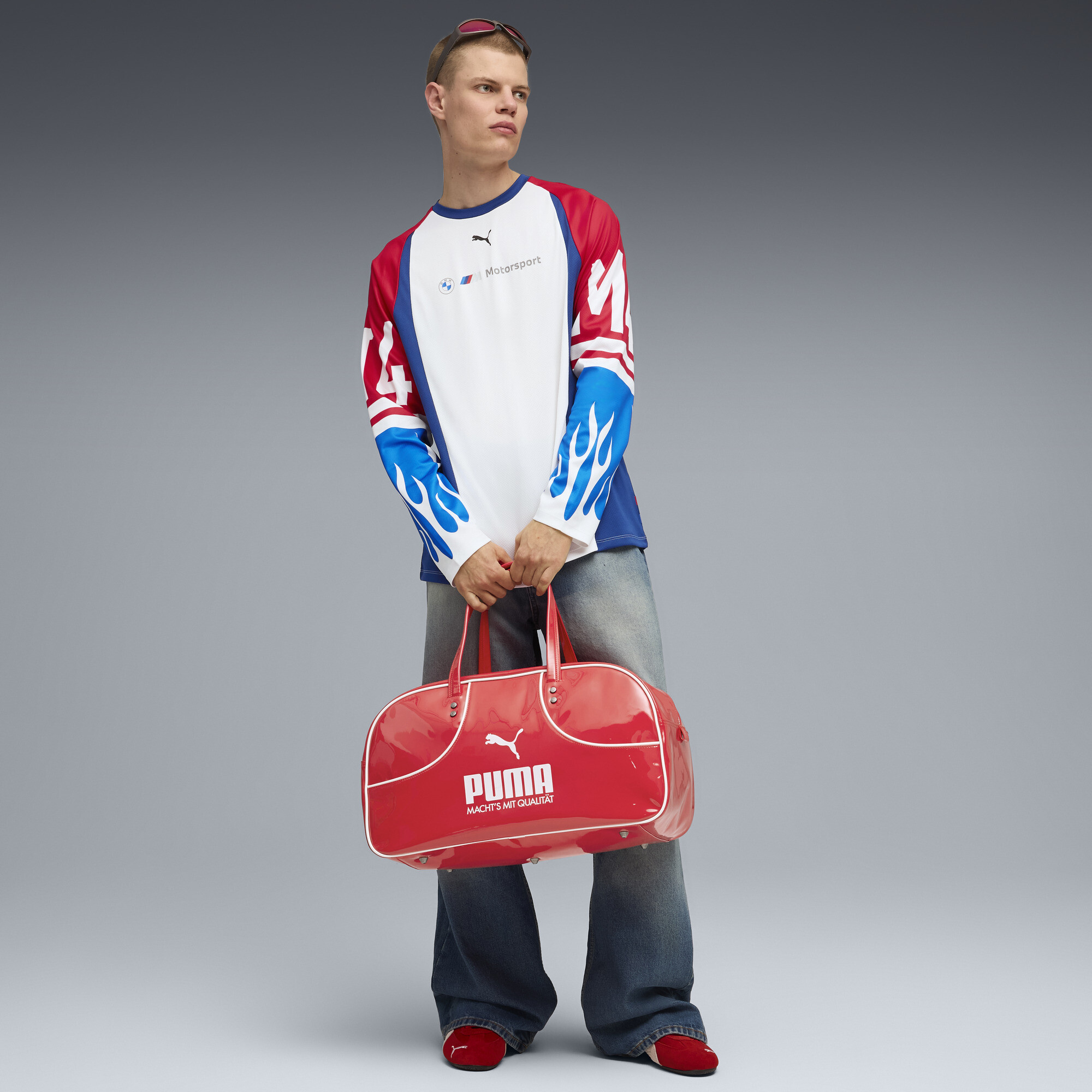 PUMA BMW M Motorsport Lifestyle shirt voor Heren, Blauw thumbnail 2