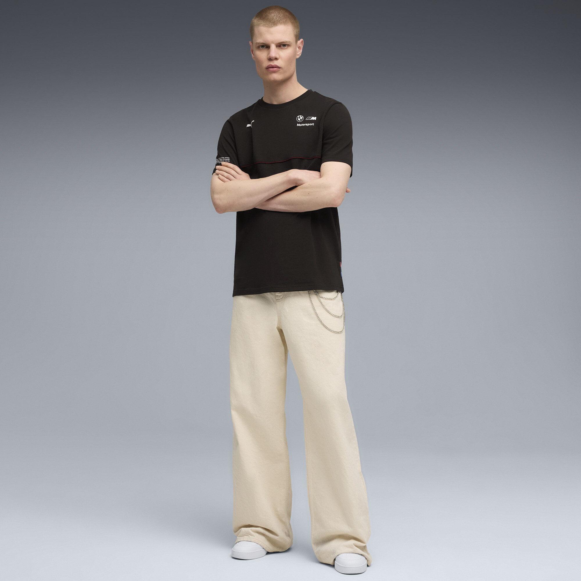 PUMA BMW M Motorsport SDS2.0 T-shirt voor Heren, Zwart, Maat S thumbnail 4