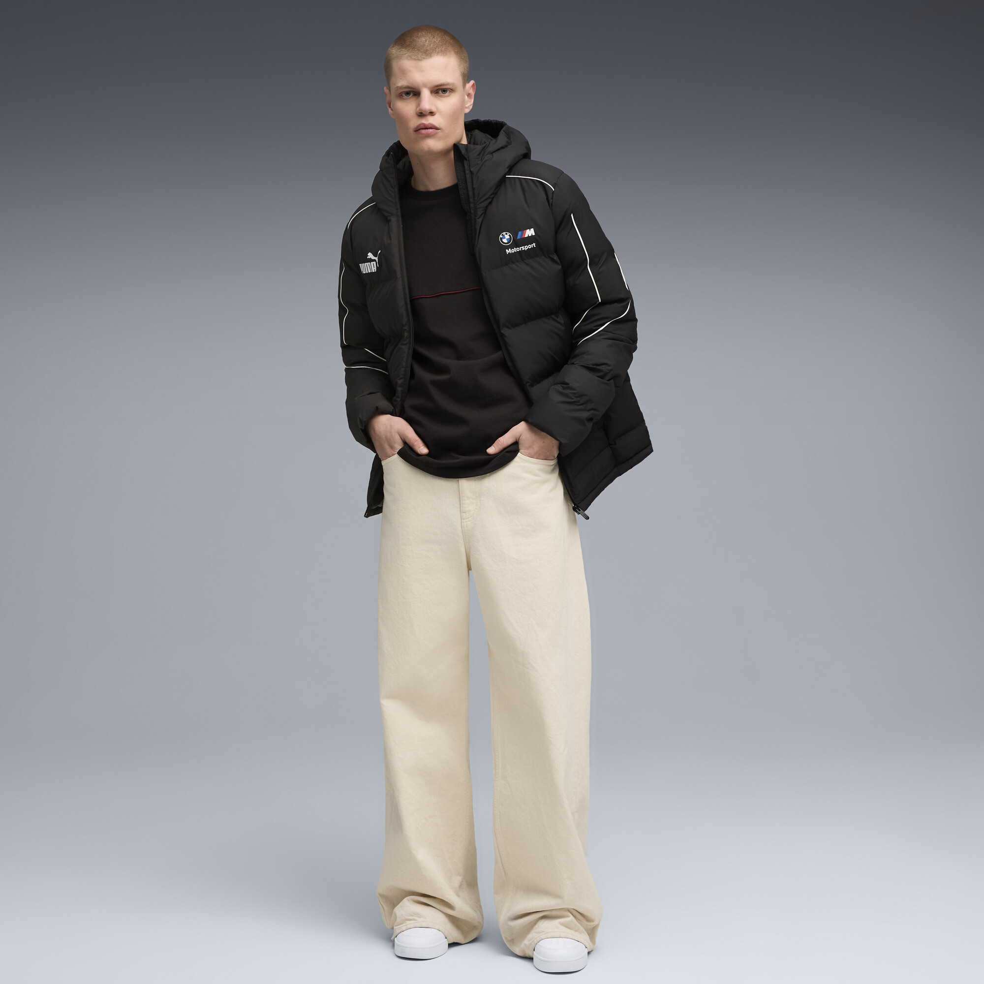 PUMA BMW M Motorsport MT7+ gewatteerd jack voor Heren, Zwart, Maat XS thumbnail 6