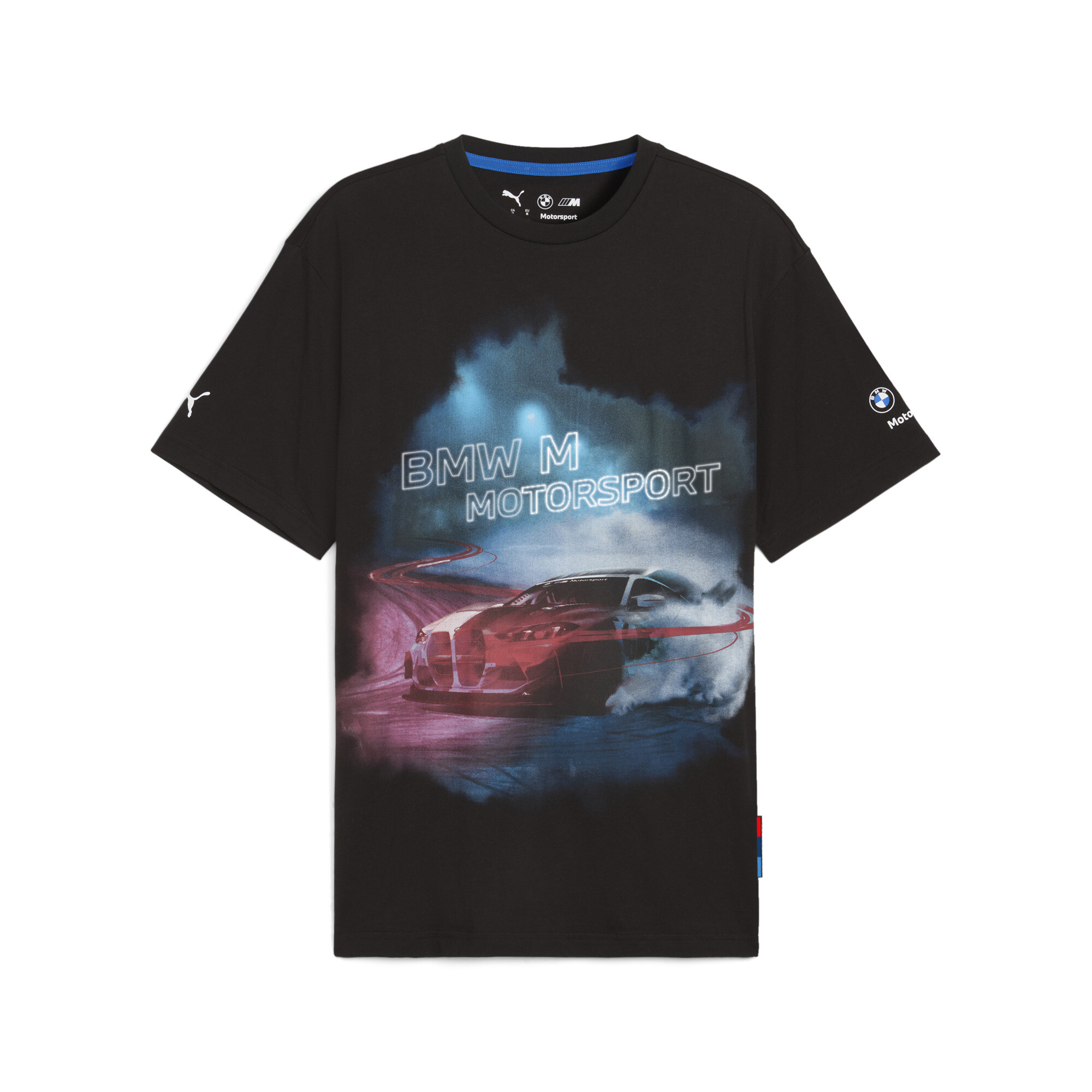 PUMA BMW M Motorsport Car Graphic T-shirt voor Heren, Zwart, Maat XL thumbnail 3