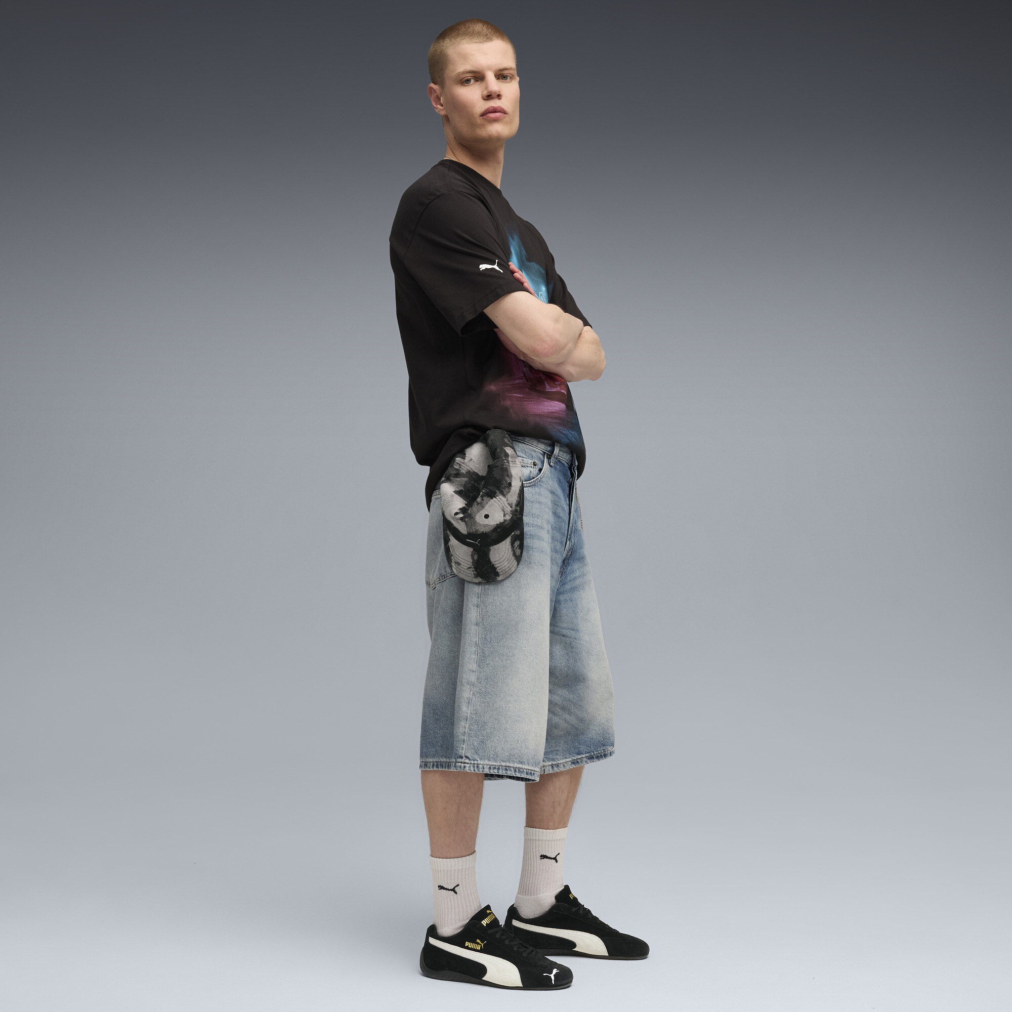 PUMA BMW M Motorsport Car Graphic T-shirt voor Heren, Zwart, Maat XL thumbnail 4