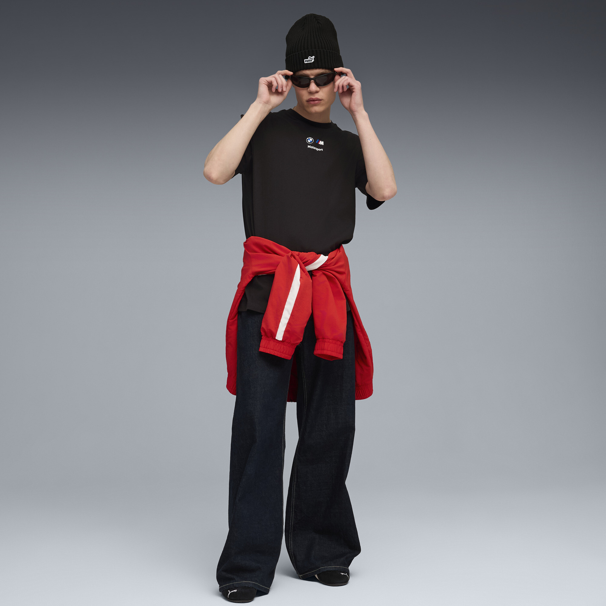 PUMA BMW M Motorsport Car Graphic T-shirt voor Heren, Zwart, Maat L thumbnail 4