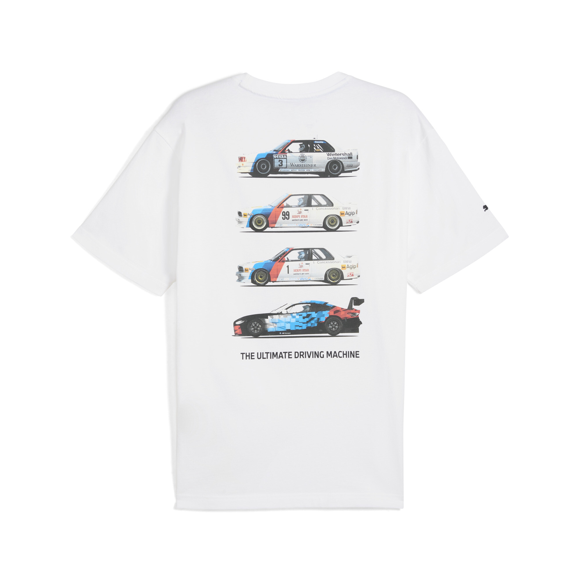 PUMA BMW M Motorsport Car Graphic T-shirt voor Heren, Wit, Maat L thumbnail 2