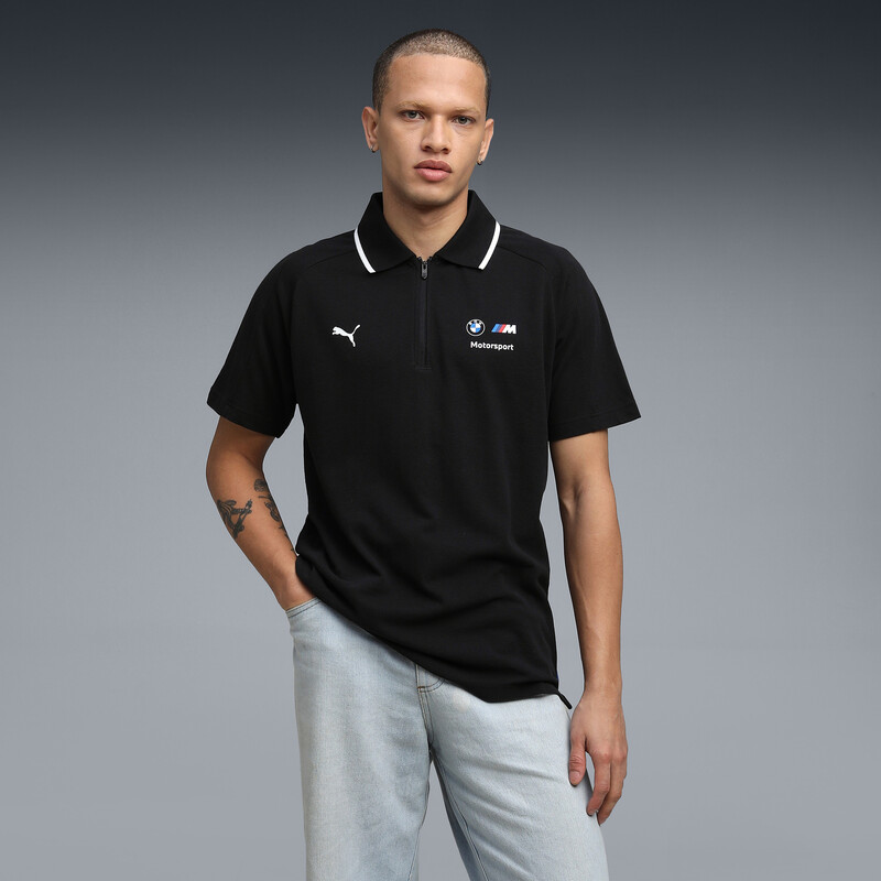 

Men's PUMA BMW MMS Iconic Stripe Cotton Polo