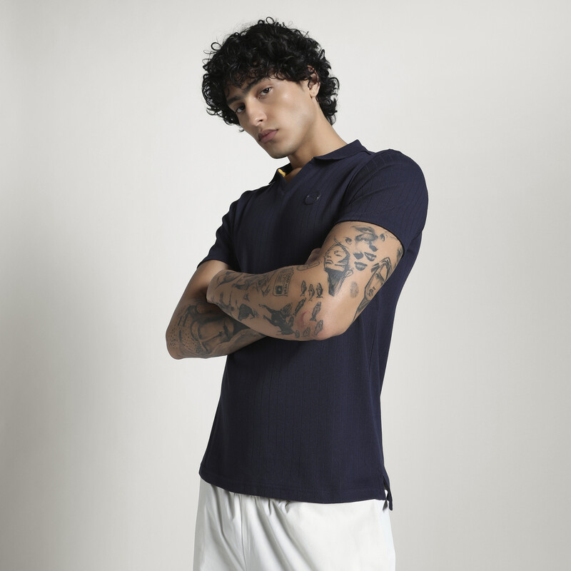 

Men's PUMA Premium Essentials Ribbed Polo