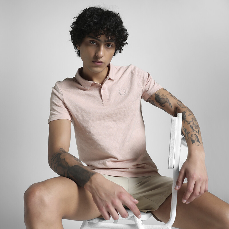 

Men's PUMA Premium Essential Jacquard Polo