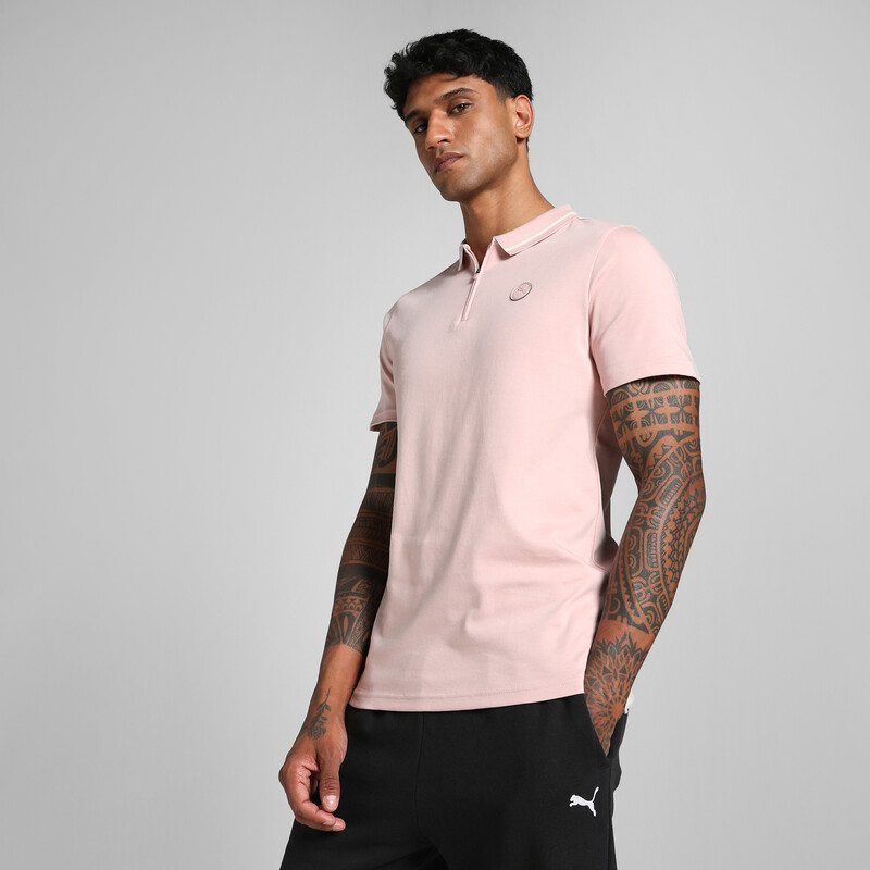 

Men's PUMA Premium Essential Zippered Polo