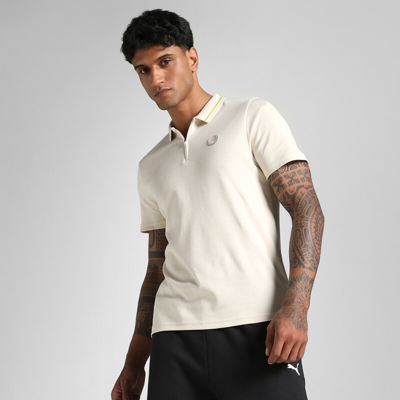 

Men's PUMA Premium Essential Zippered Polo