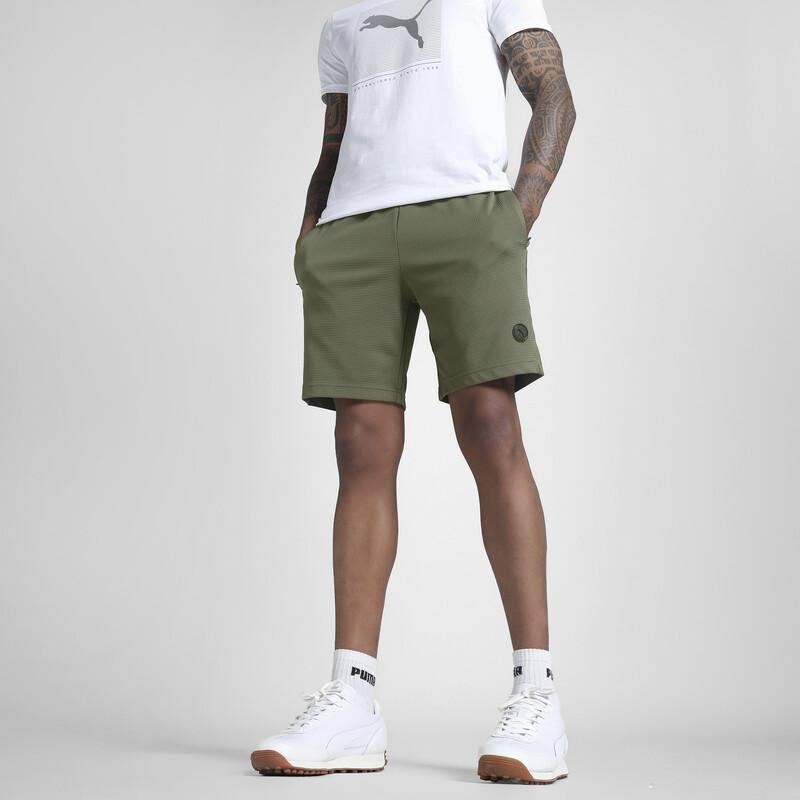 

Men's PUMA Elevated Essentials Regular Fit Waffle Shorts