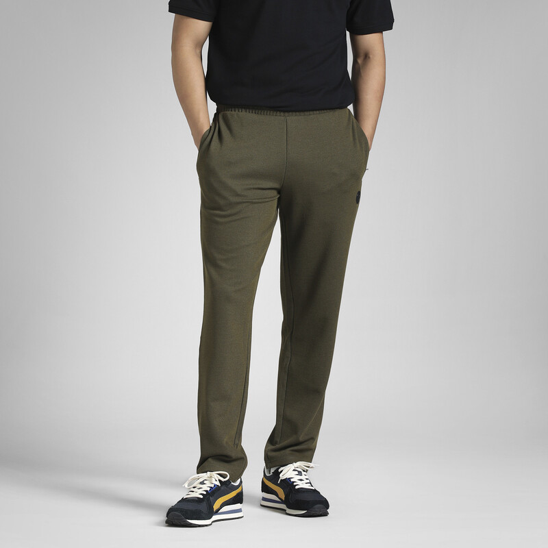 PUMA Elevated Essentials Men Regular Fit Textured Pants