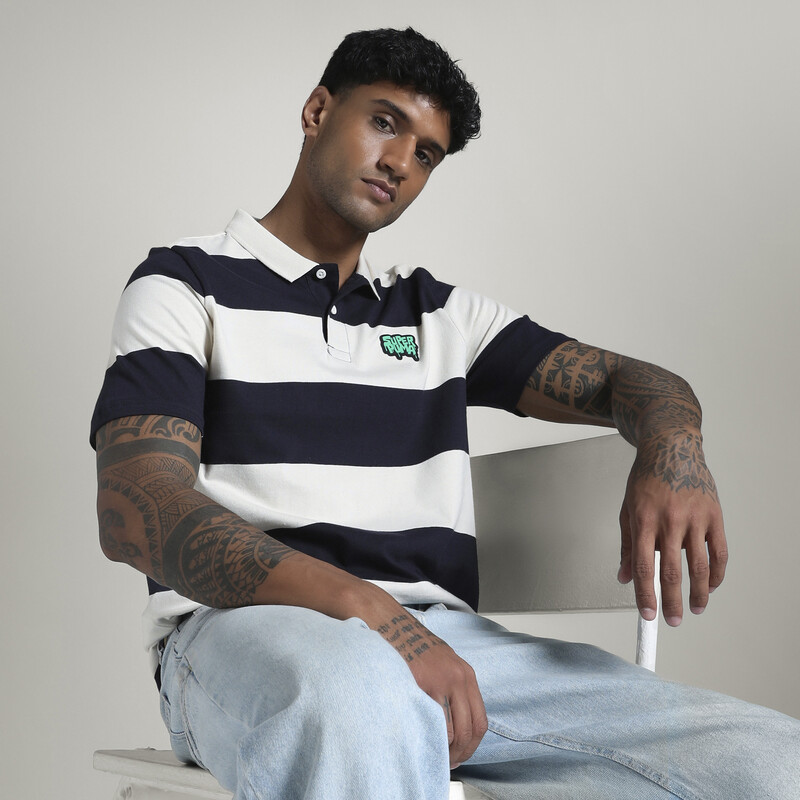 

Men's PUMA SUPER Striper Polo