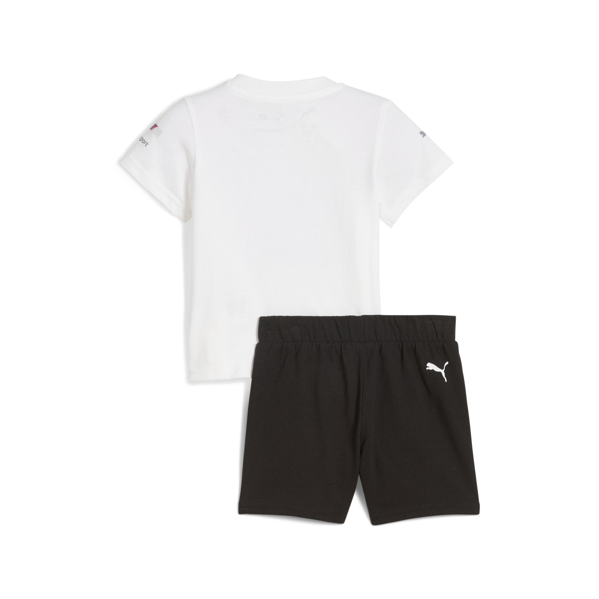 PUMA BMW M Motorsport Essentials set met korte mouwen, Wit, Maat 3-4Y thumbnail 2