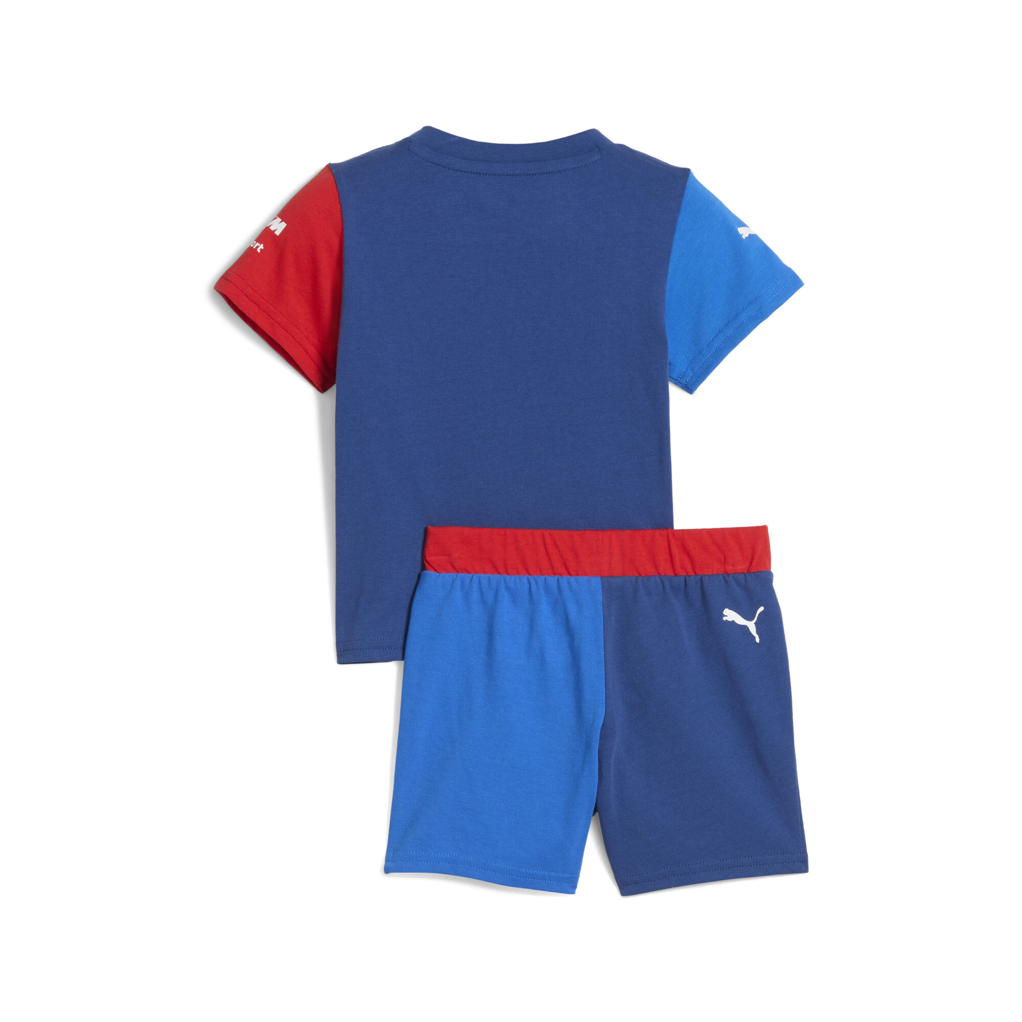 PUMA BMW M Motorsport Essentials set met korte mouwen, Blauw, Maat 2-4M thumbnail 2