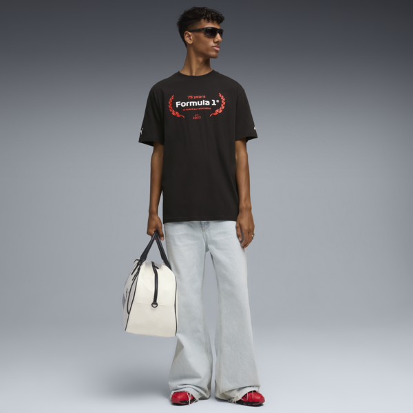F1® Essentials Graphic Tee Men, PUMA Black, large-ZAF