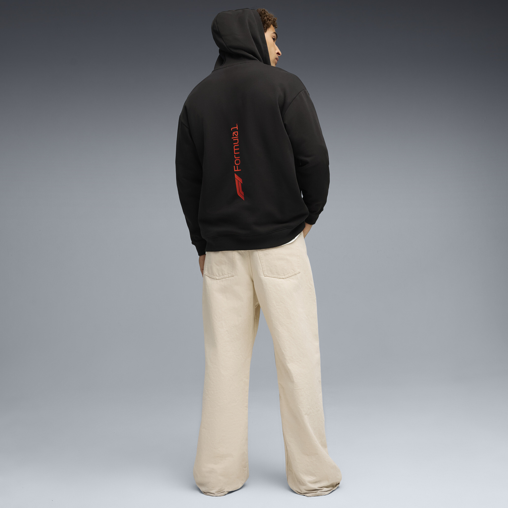 PUMA F1Â® Essential+ hoodie met volledige rits voor Heren, Zwart, Maat 3XL thumbnail 4