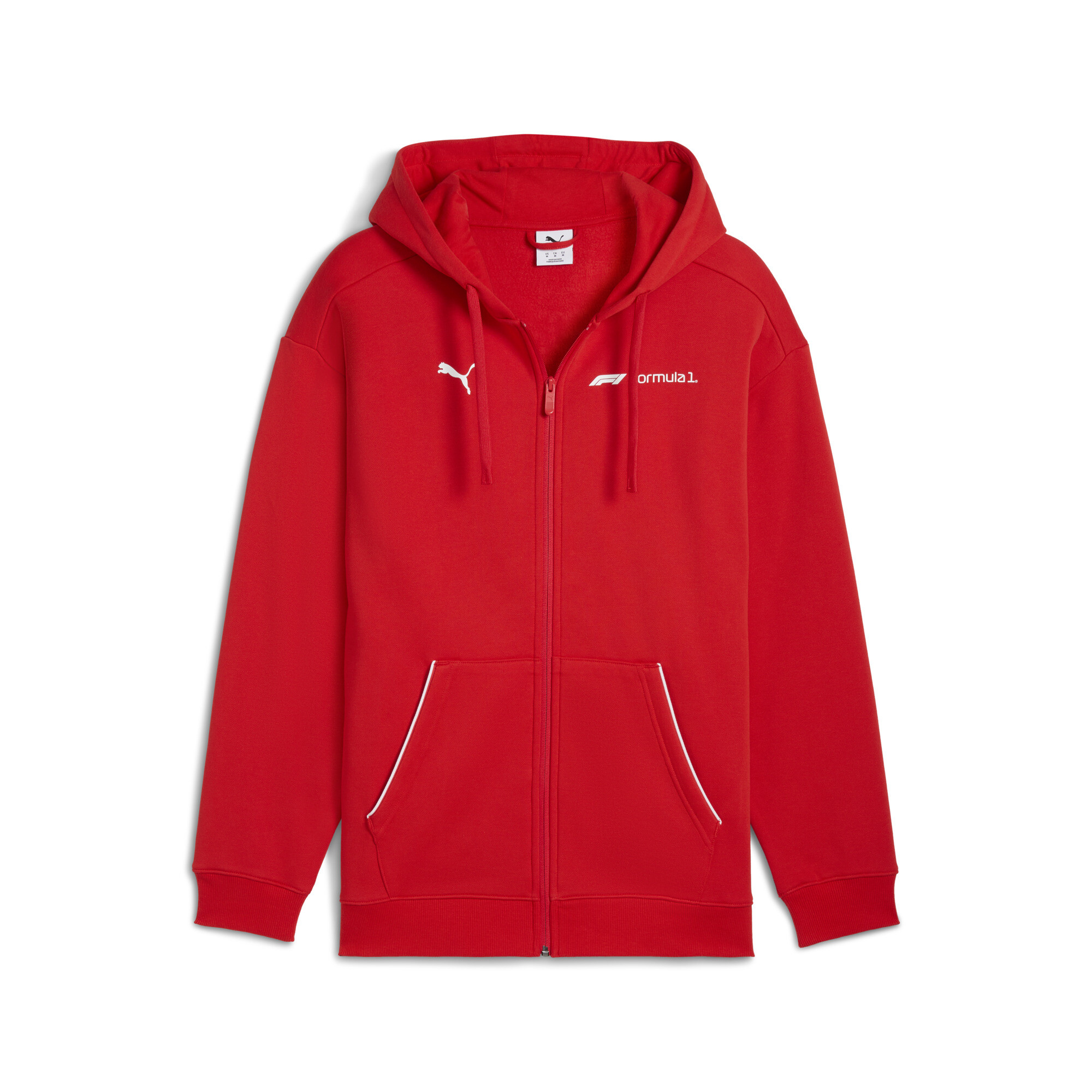 PUMA F1Â® Essential+ hoodie met volledige rits voor Heren, Rood, Maat 3XL thumbnail 3