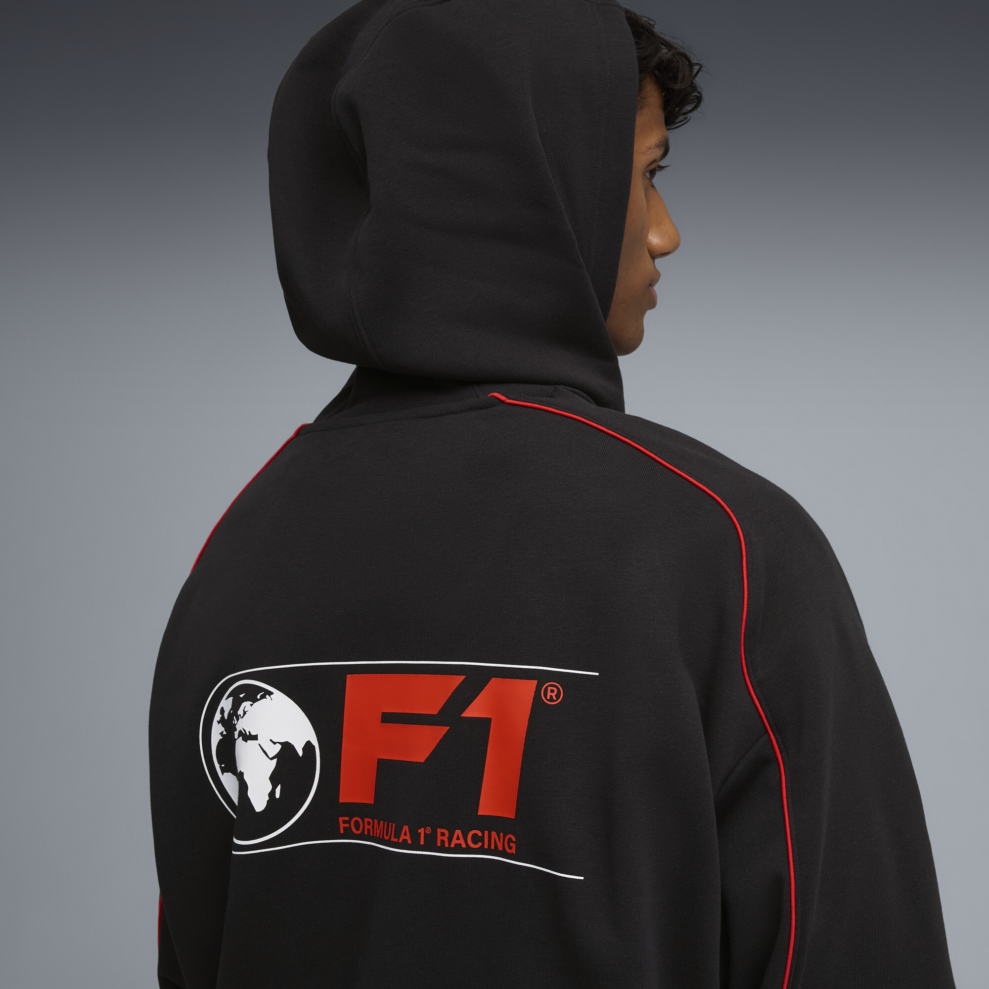 PUMA F1Â® Relaxed grafische hoodie voor Heren, Zwart, Maat XXL thumbnail 5
