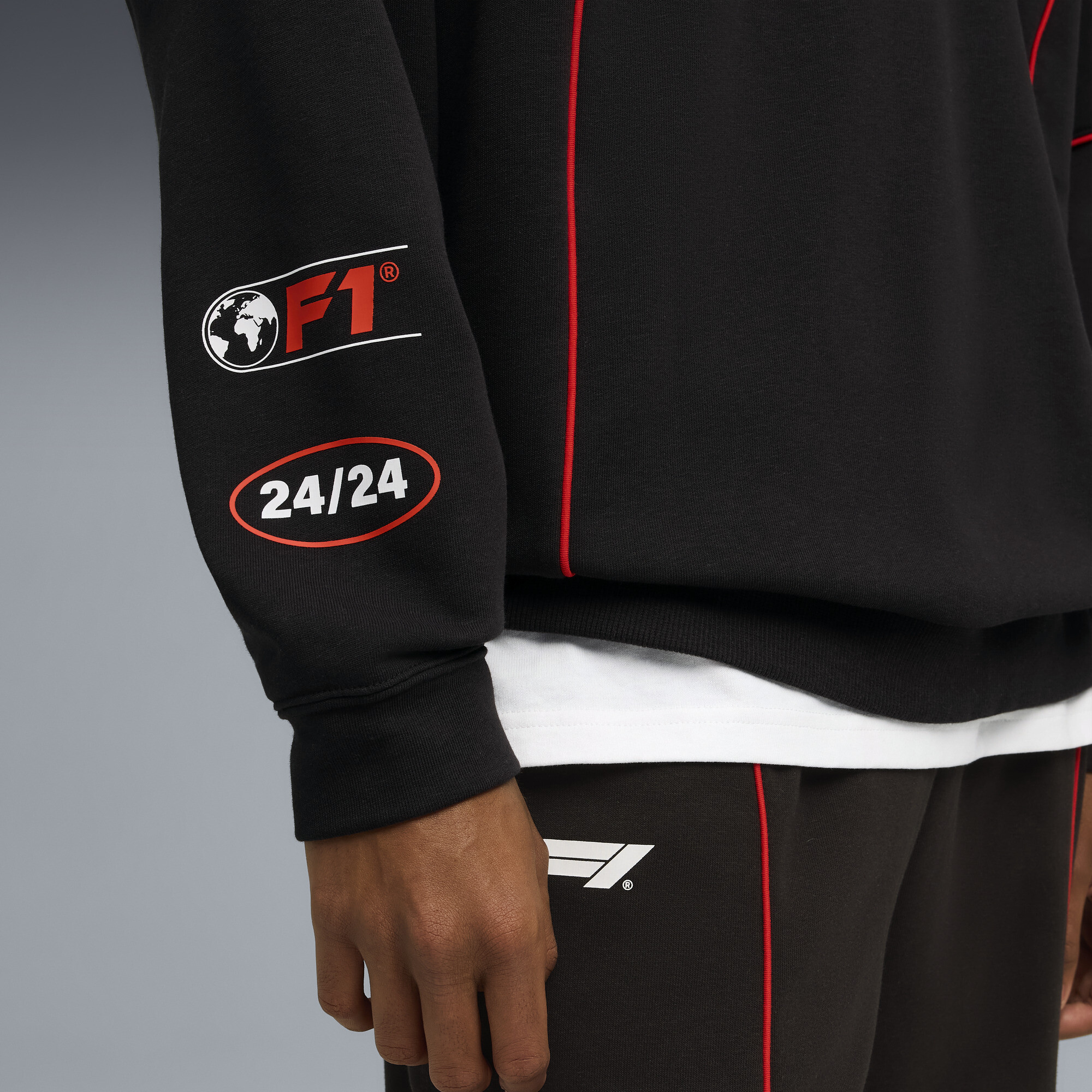 PUMA F1Â® Relaxed grafische hoodie voor Heren, Zwart, Maat XXL thumbnail 2