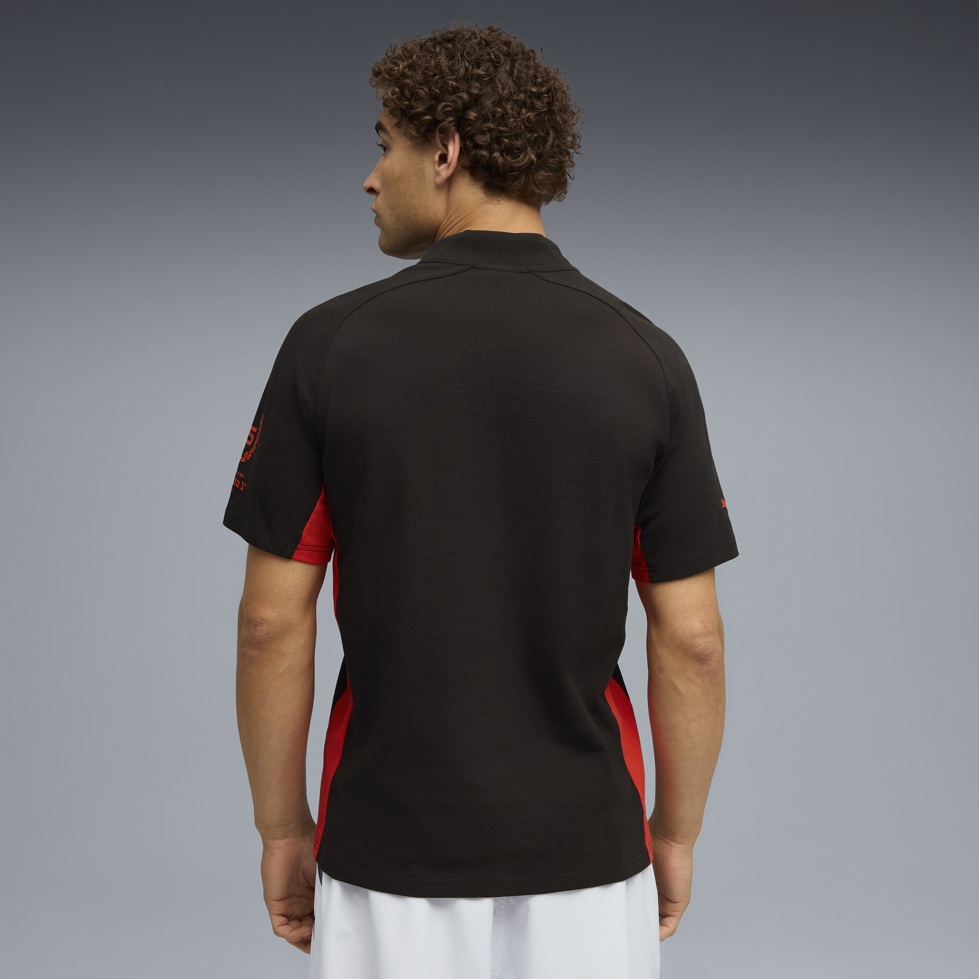 PUMA F1Â® 75 yrs normale polo voor Heren, Zwart, Maat L thumbnail 5