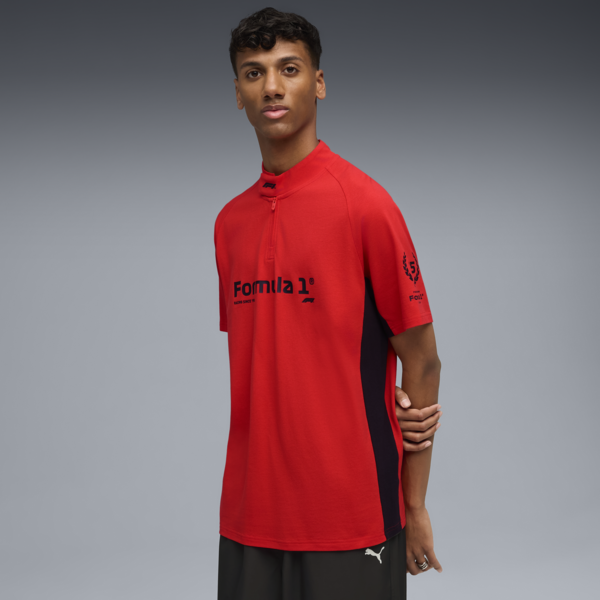 F1® 75yrs Regular Polo Men, Pop Red, large-ZAF